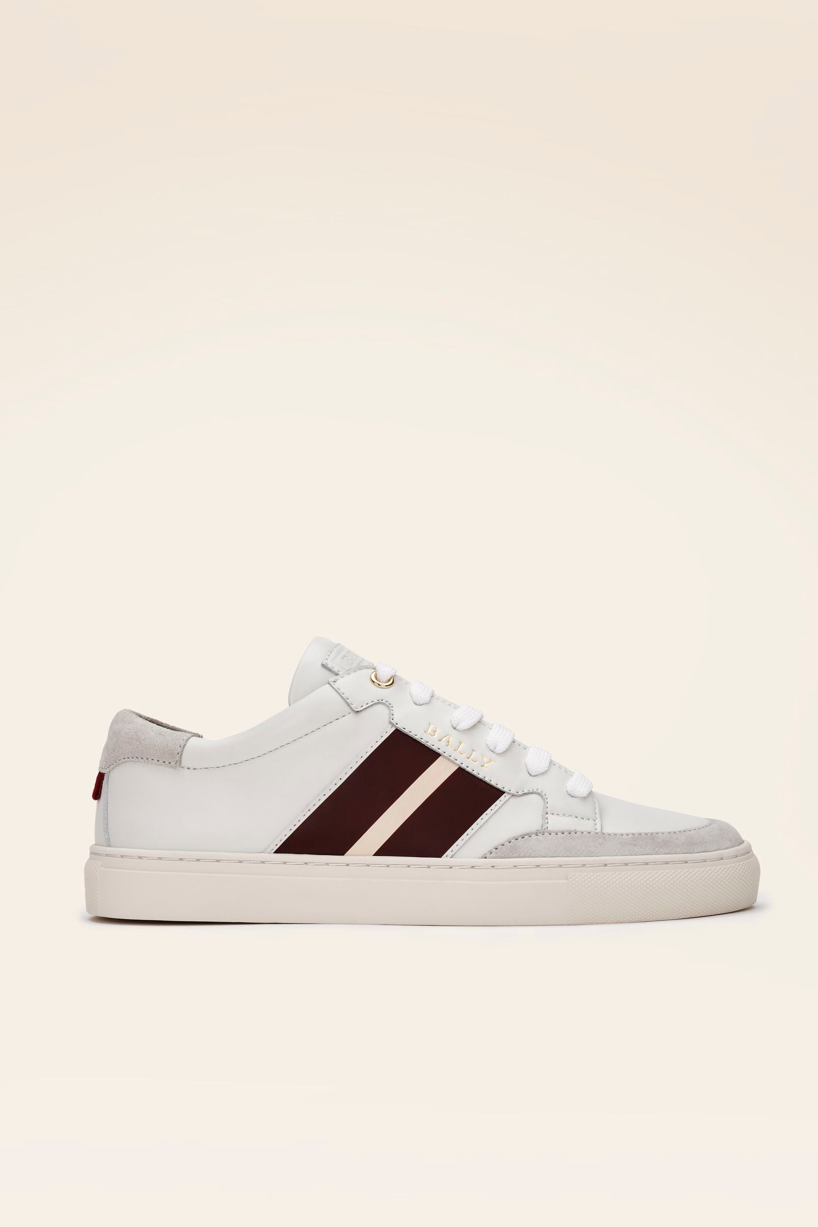 Women's Casual White Leather Sneakers - Damen - Bally - 01