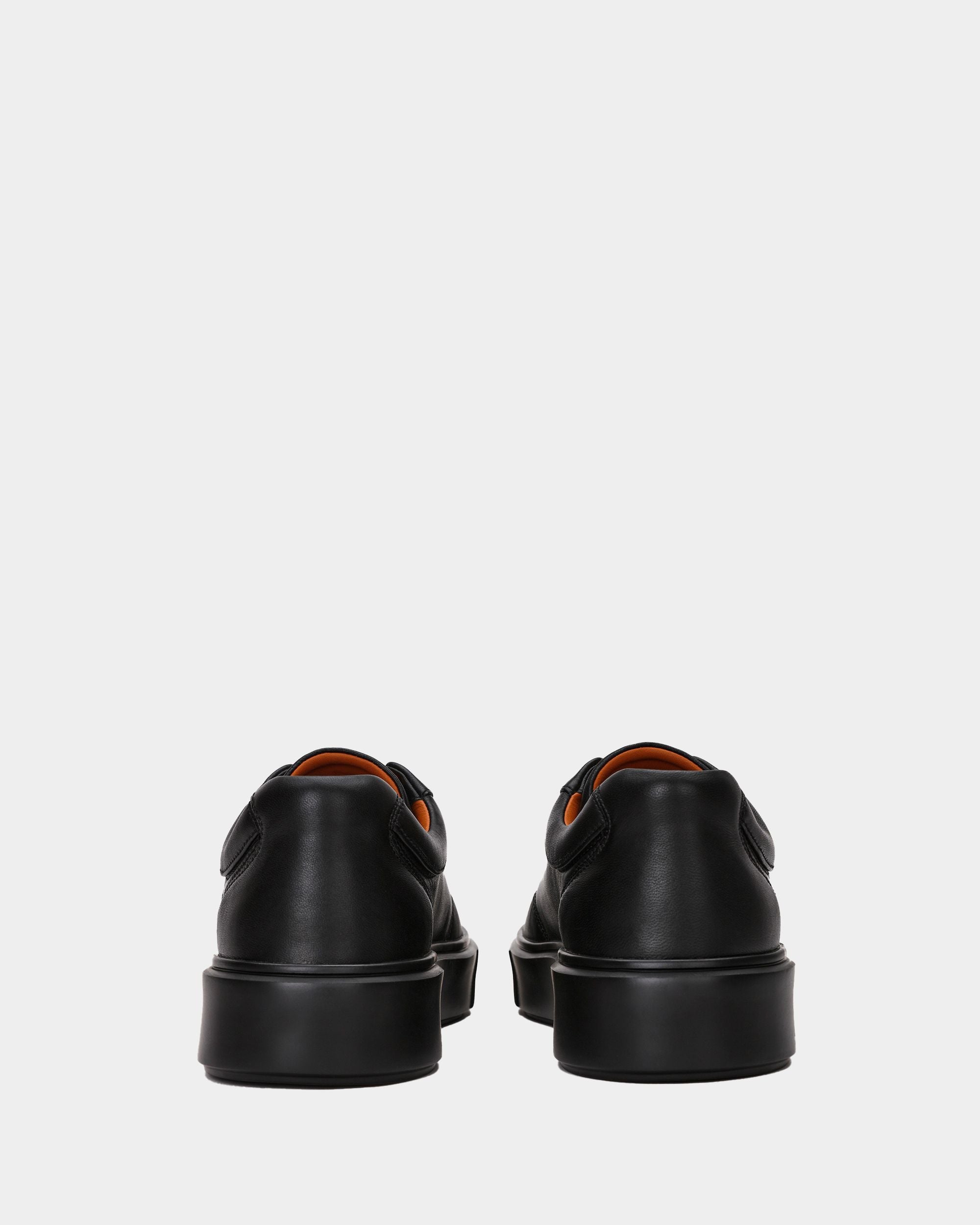 Men's Black Leather Sneaker - Herren - Bally - 02