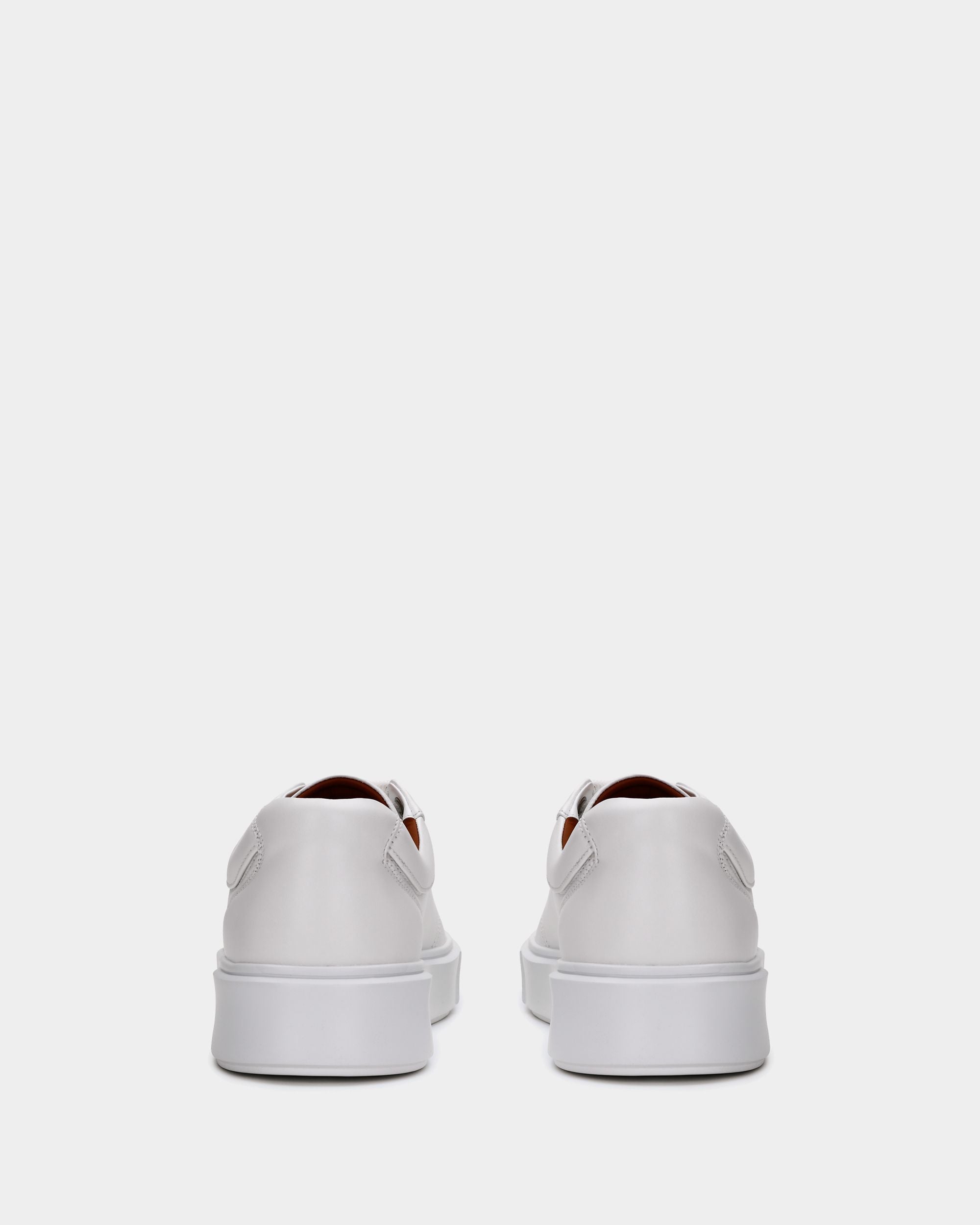 Men's White Leather Sneakers - Herren - Bally - 02