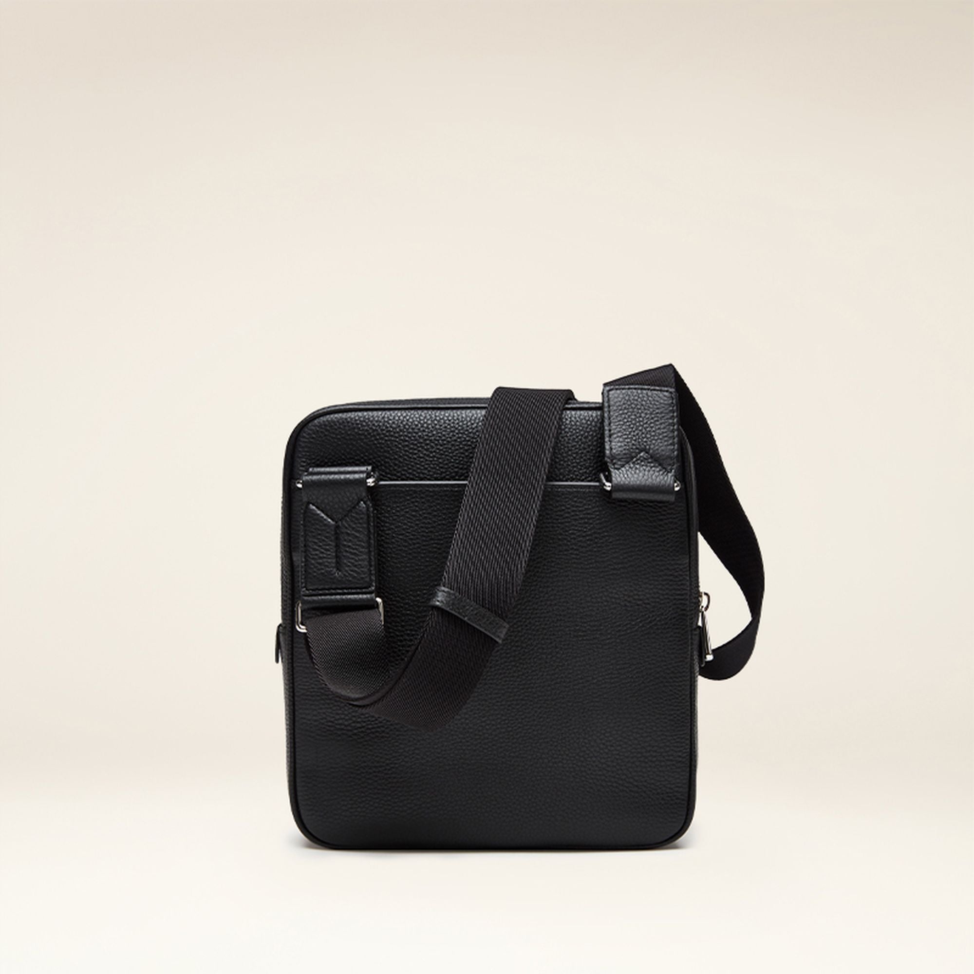 Men's Black Stripe Crossbody Bag - Herren - Bally - 02