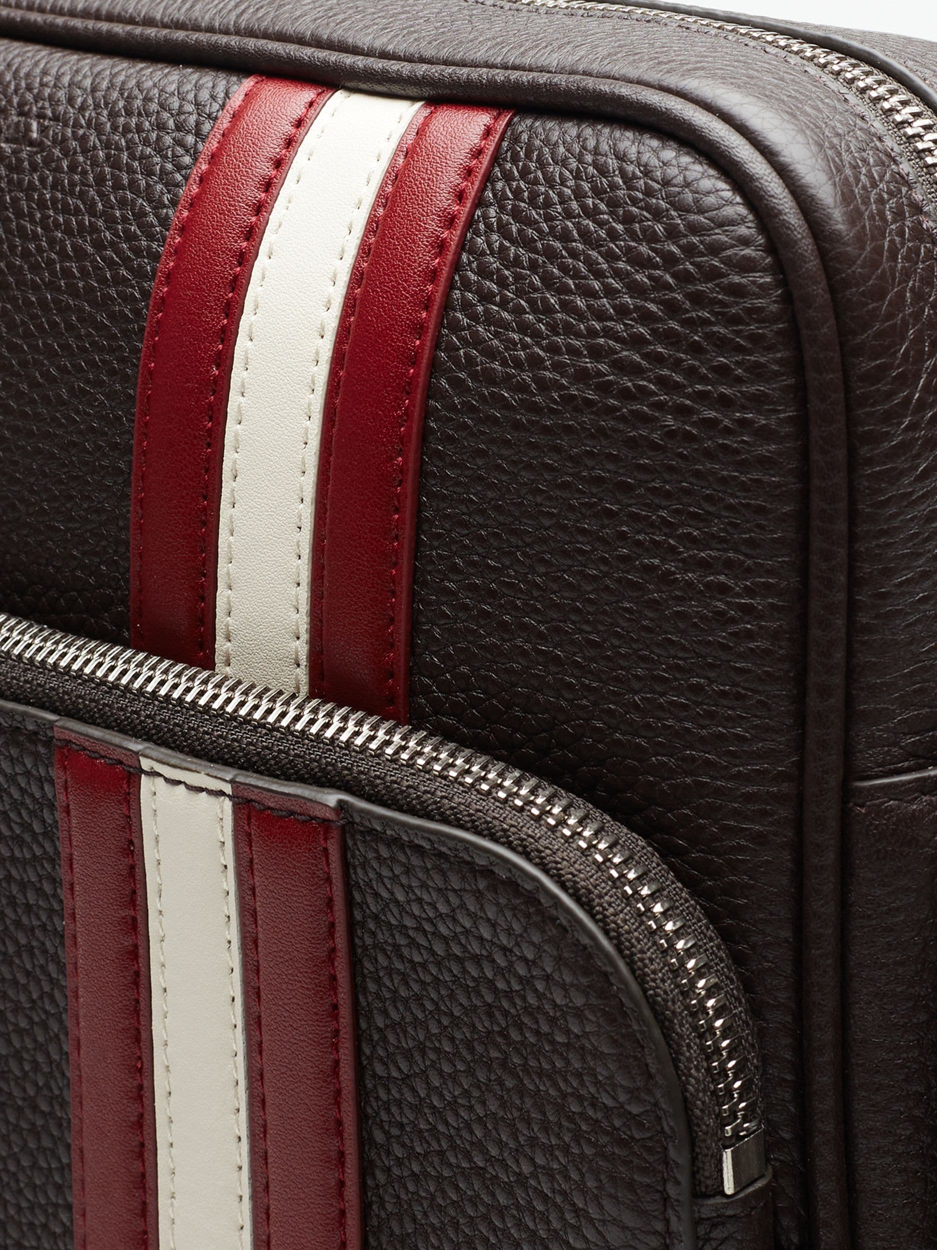 Men's Brown Shoulder Bag - Herren - Bally - 04