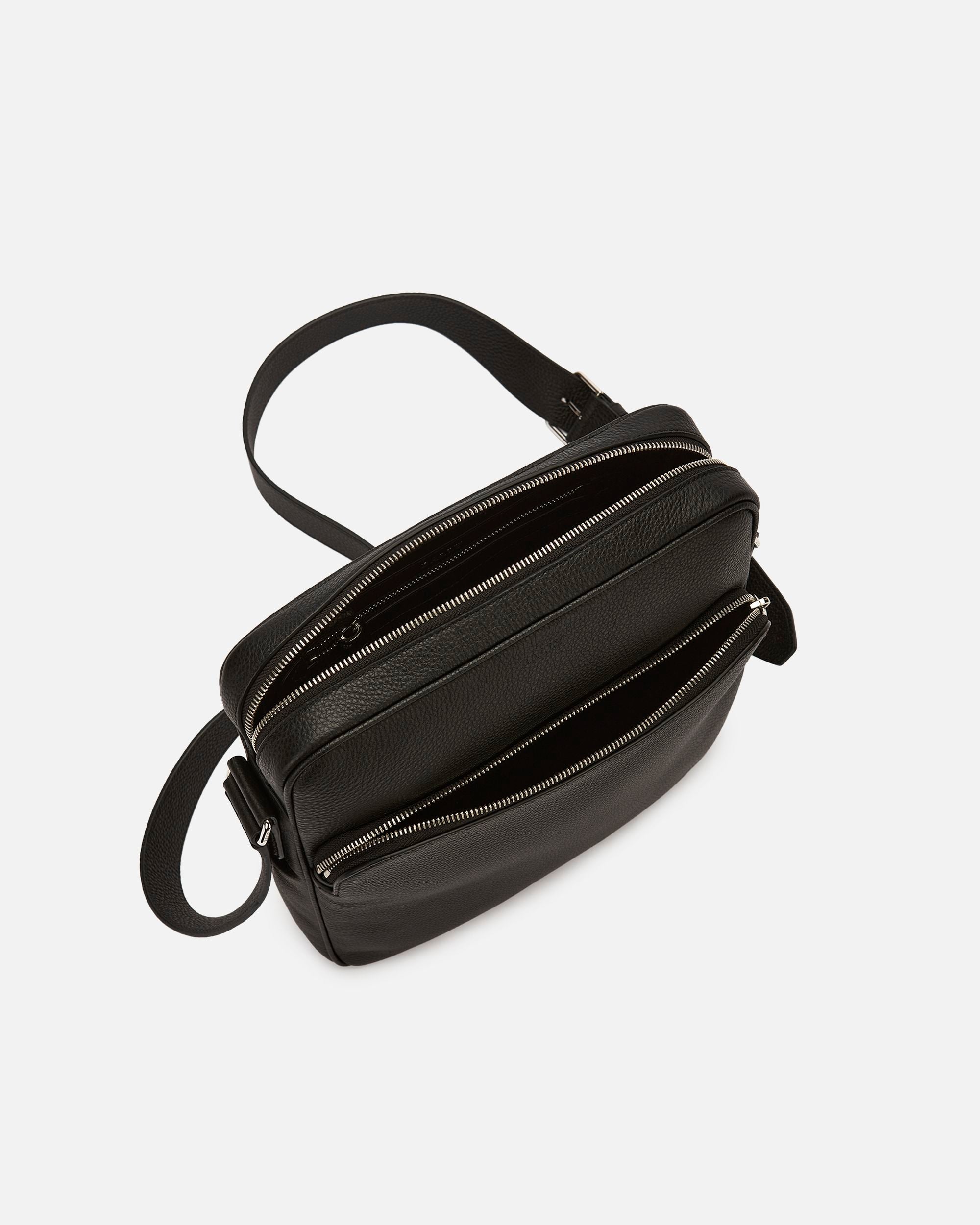 Men's Black Messenger Bag - Herren - Bally - 04