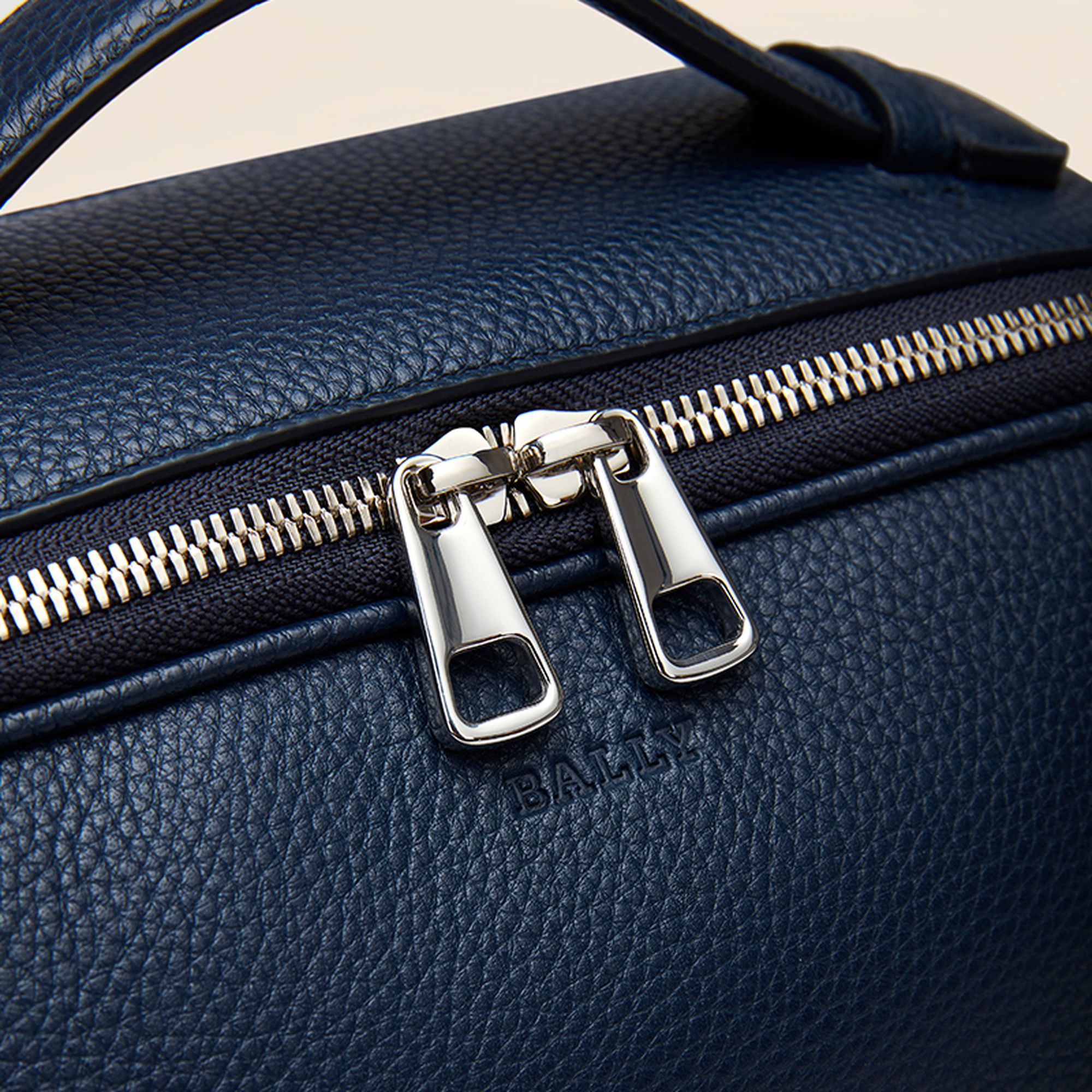 Men's Blue Backpack - Herren - Bally - 04