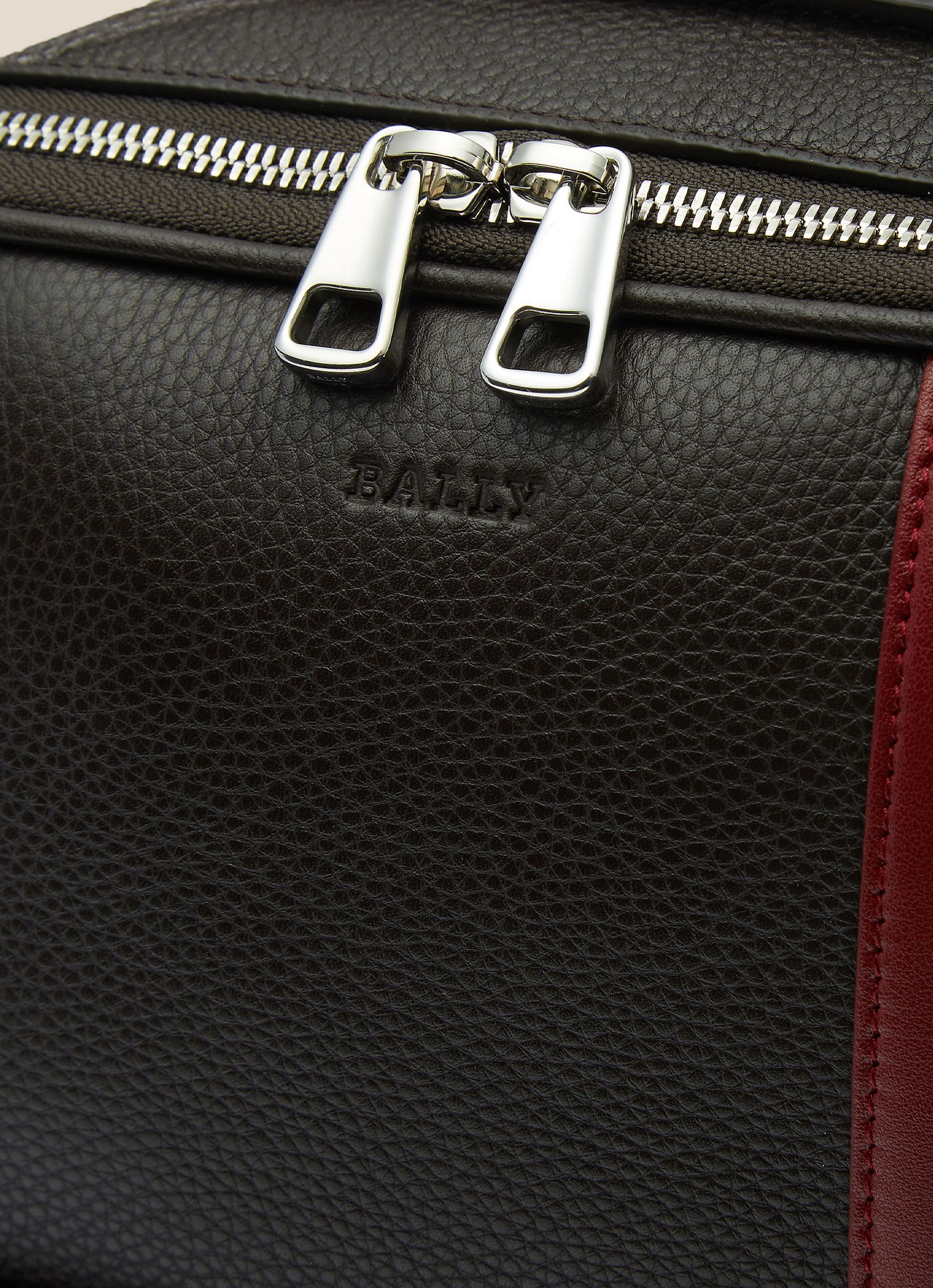 Men's Brown Leather Backpack - Herren - Bally - 04