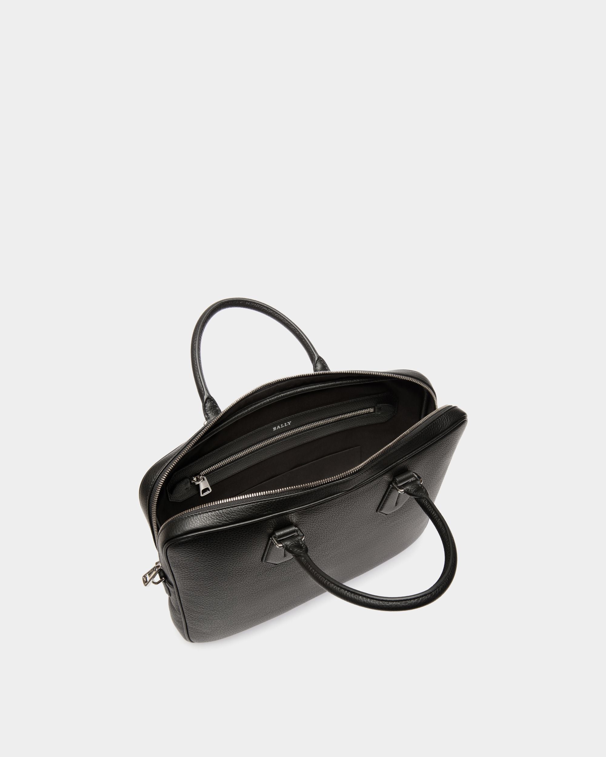 Business Bag In Black Leather - Herren - Bally - 04