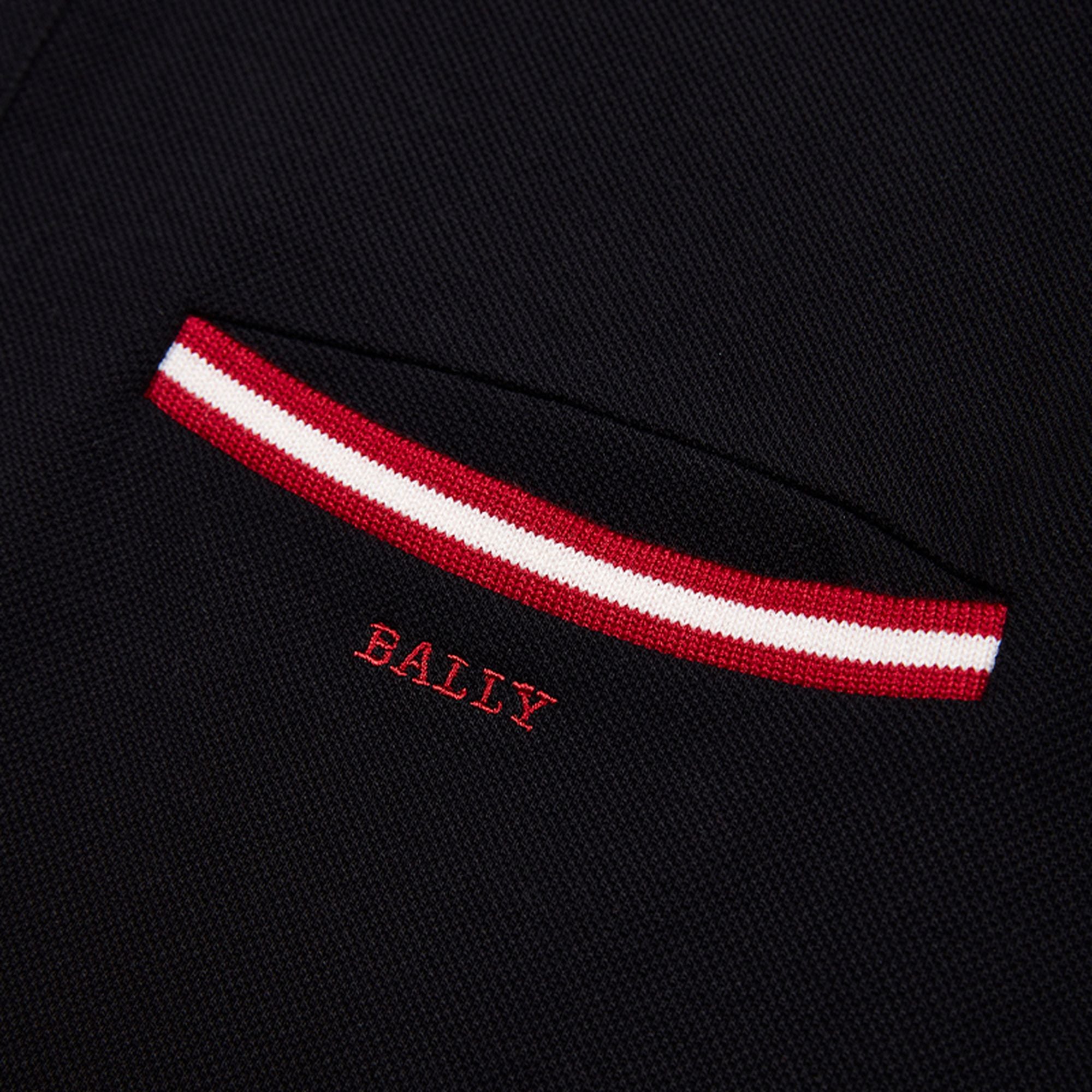 Men's Casual Business Black Polo Shirt - Herren - Bally - 02