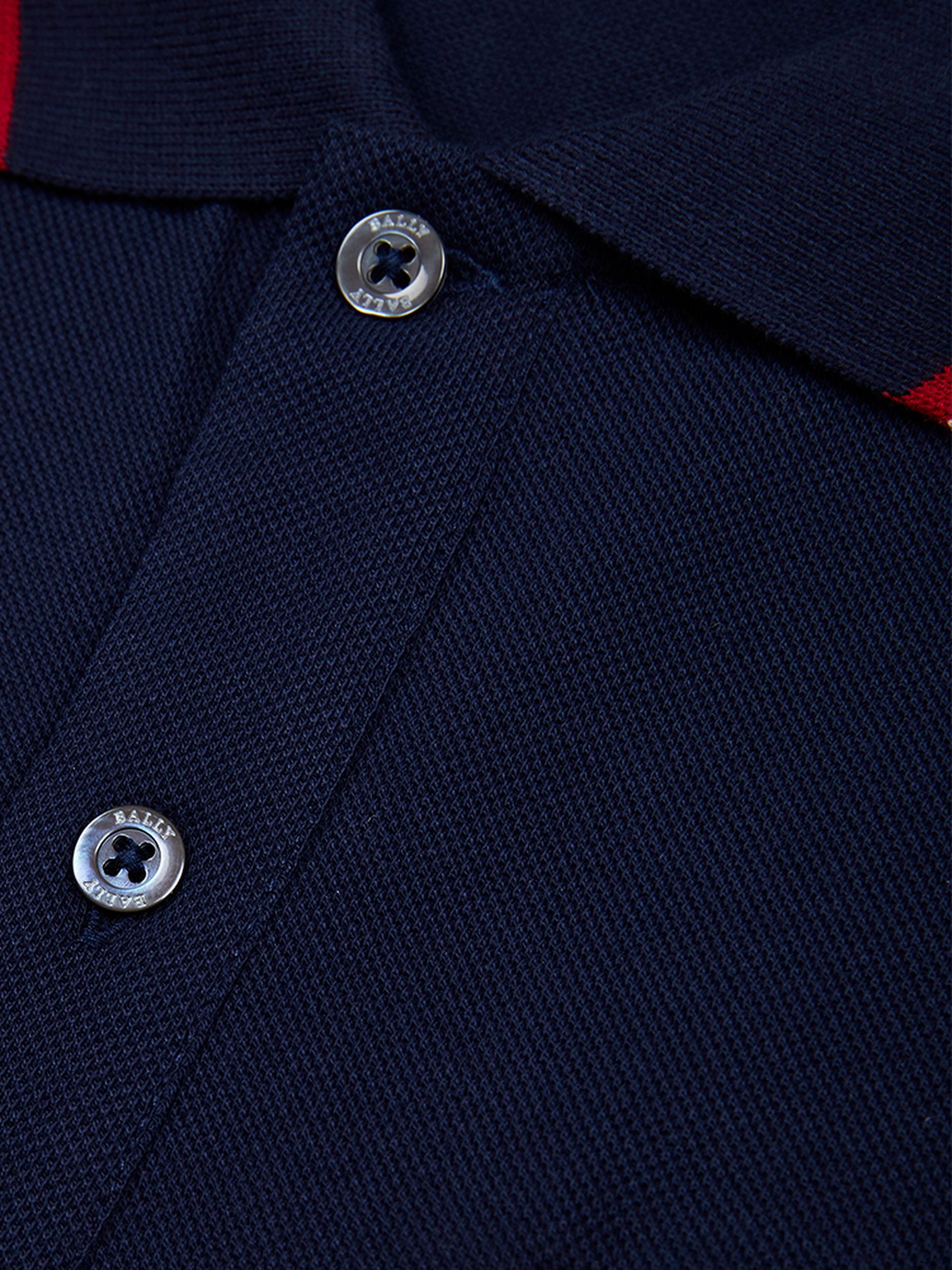 Men's Dark Blue Casual Shirt - Herren - Bally - 04