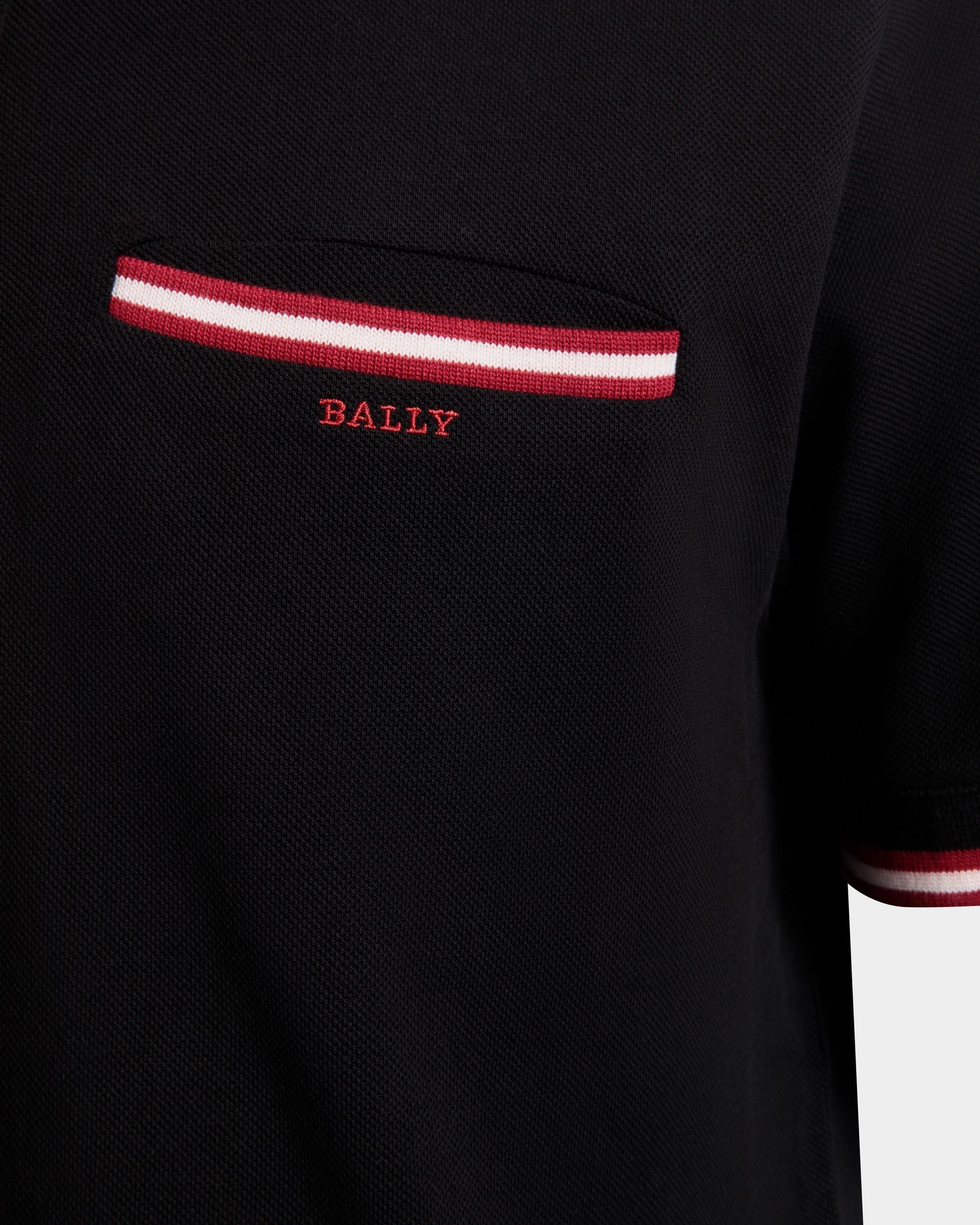 Polo In Black Cotton - Herren - Bally - 02