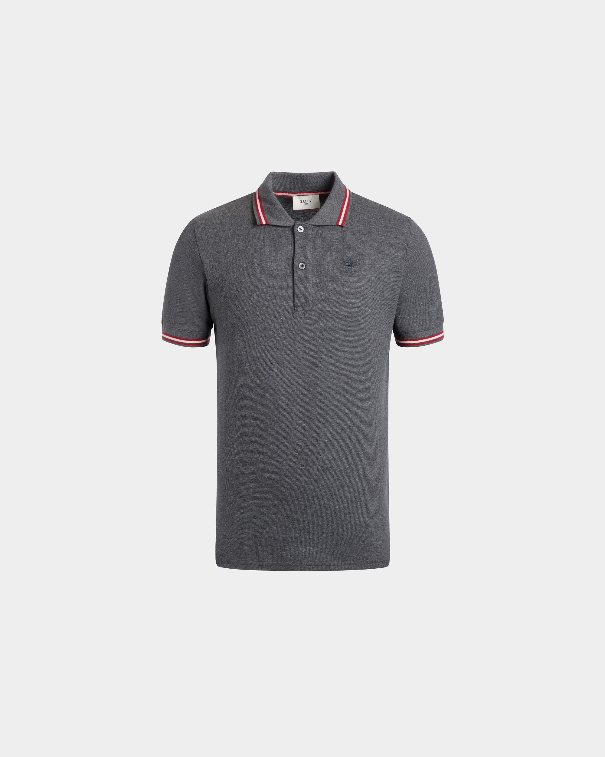 Polo In Grey Cotton - Herren - Bally - 01