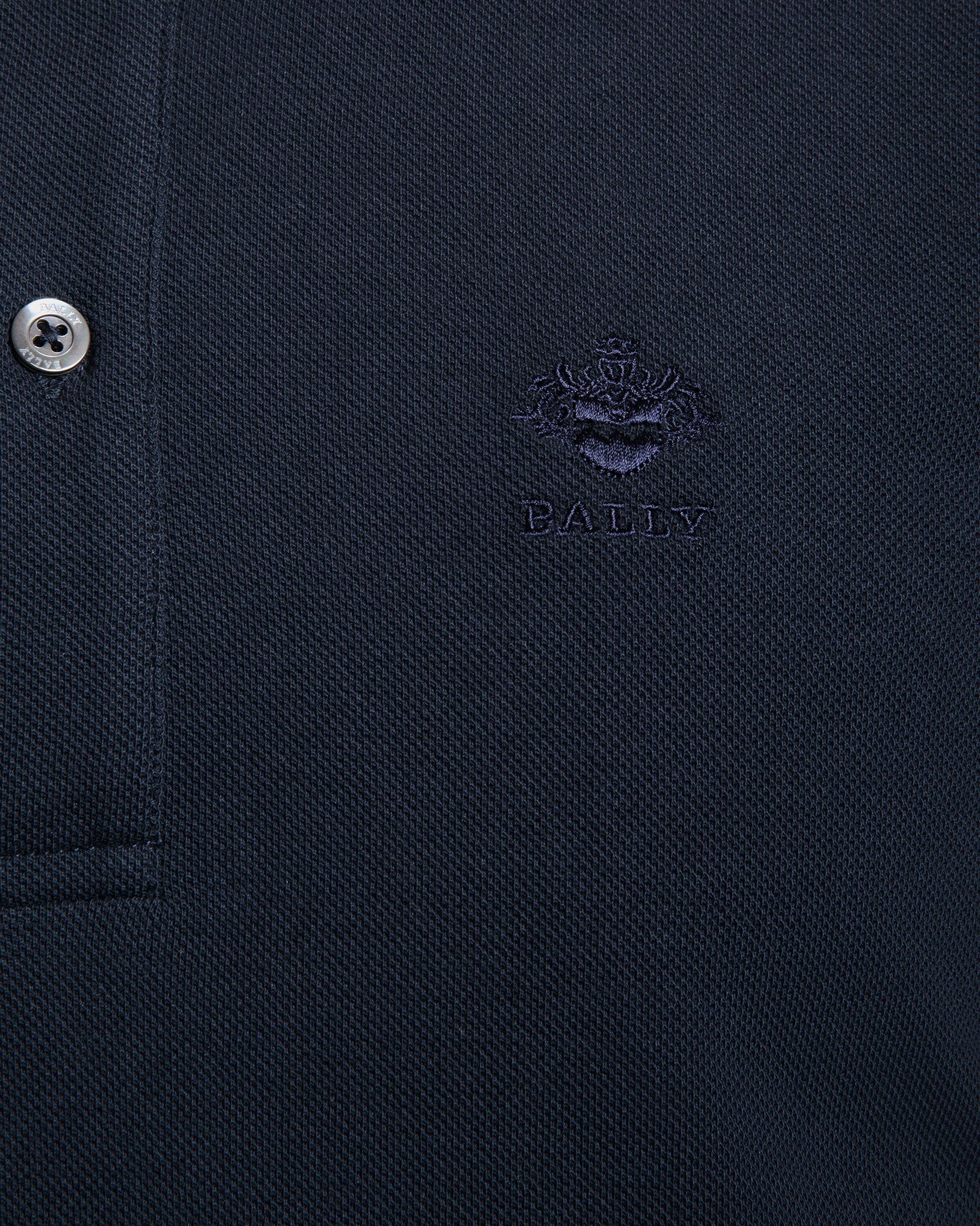 Polo In Blue Cotton - Herren - Bally - 02
