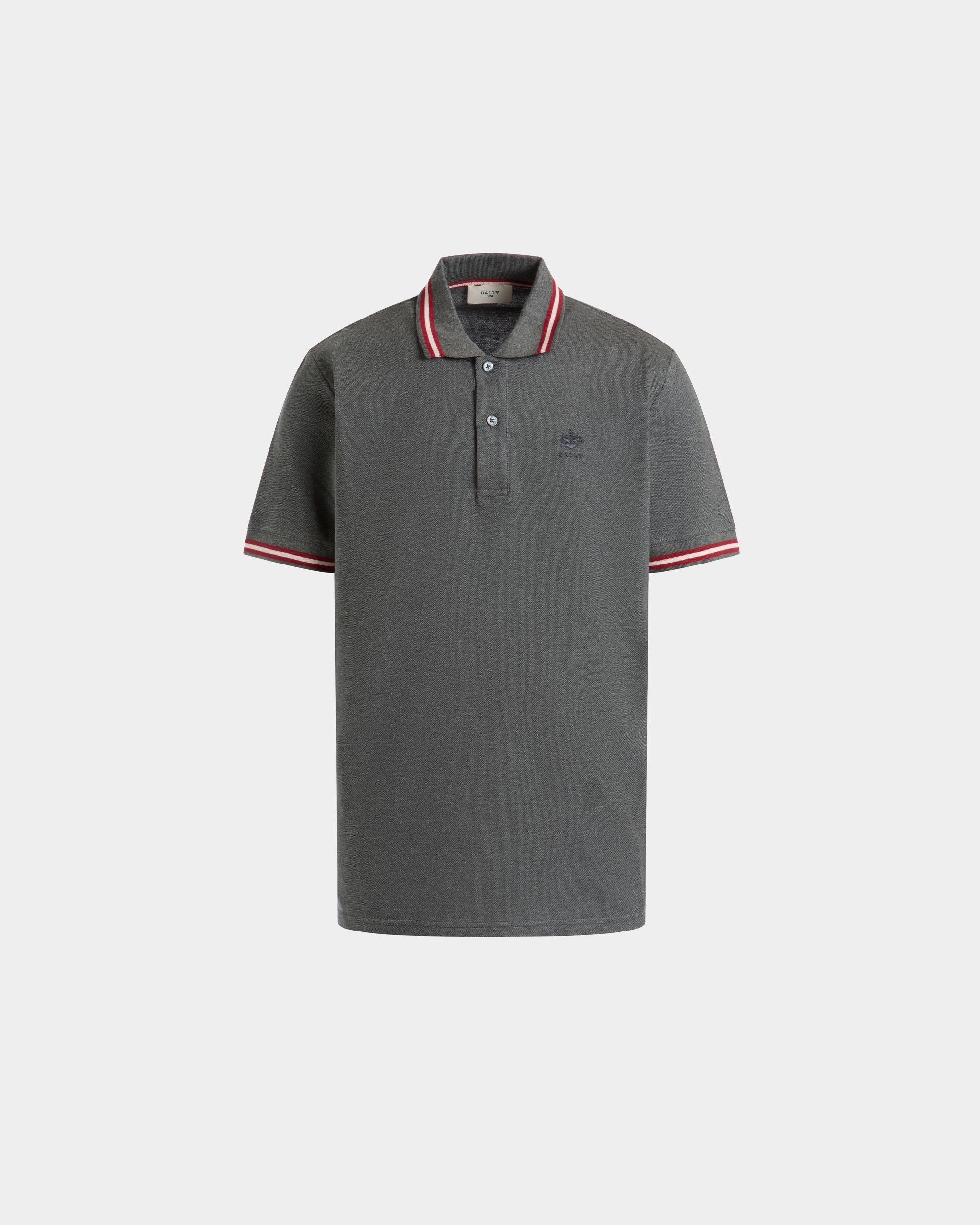 Polo In Grey Cotton - Herren - Bally - 01