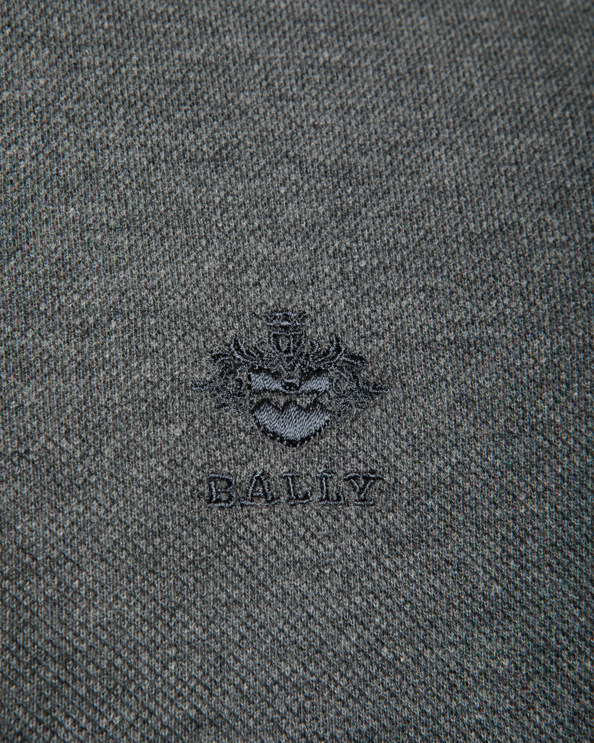 Polo In Grey Cotton - Herren - Bally - 02