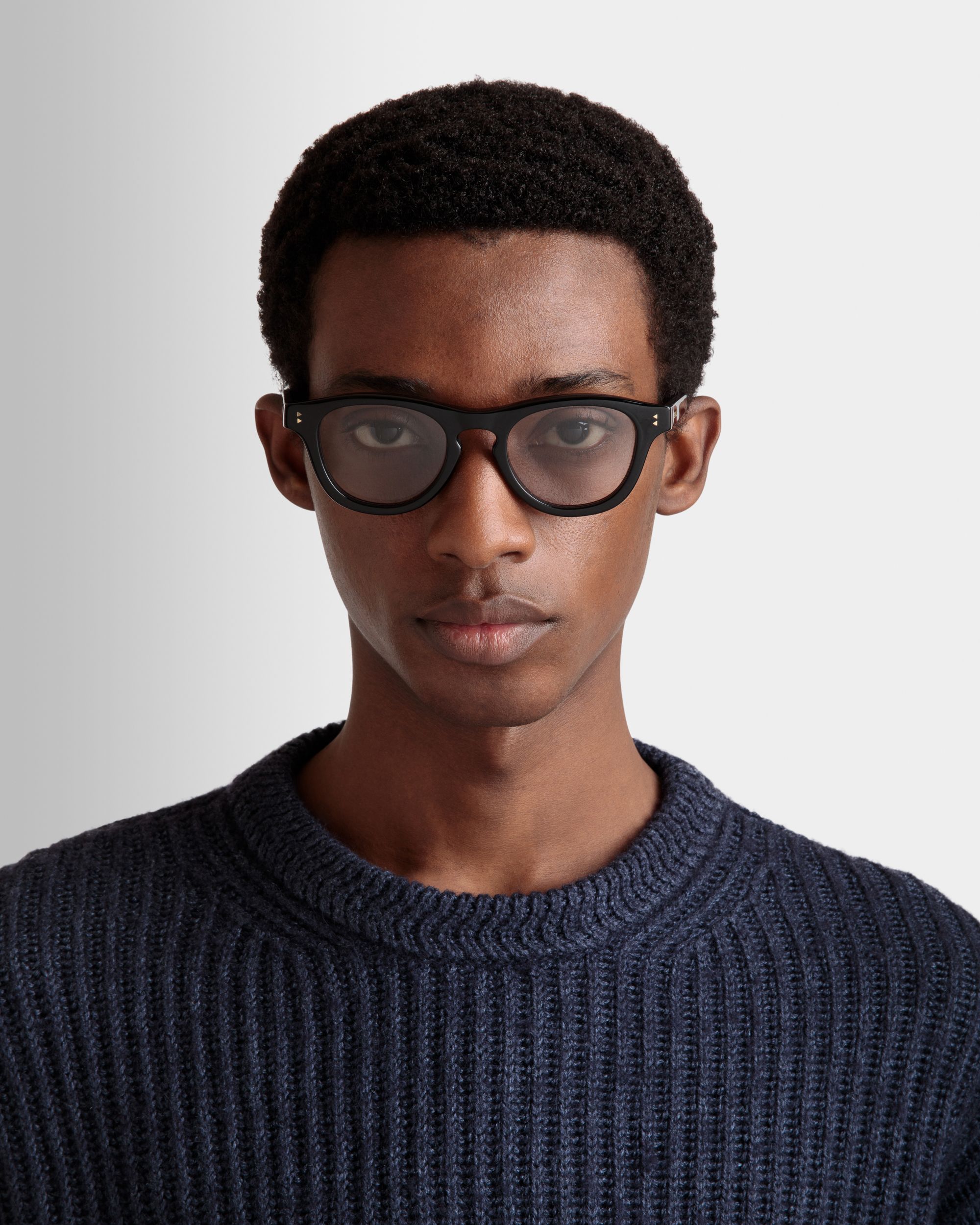 Dieter Sonnenbrille Aus Schwarzem Acetat - Other - Bally - 02