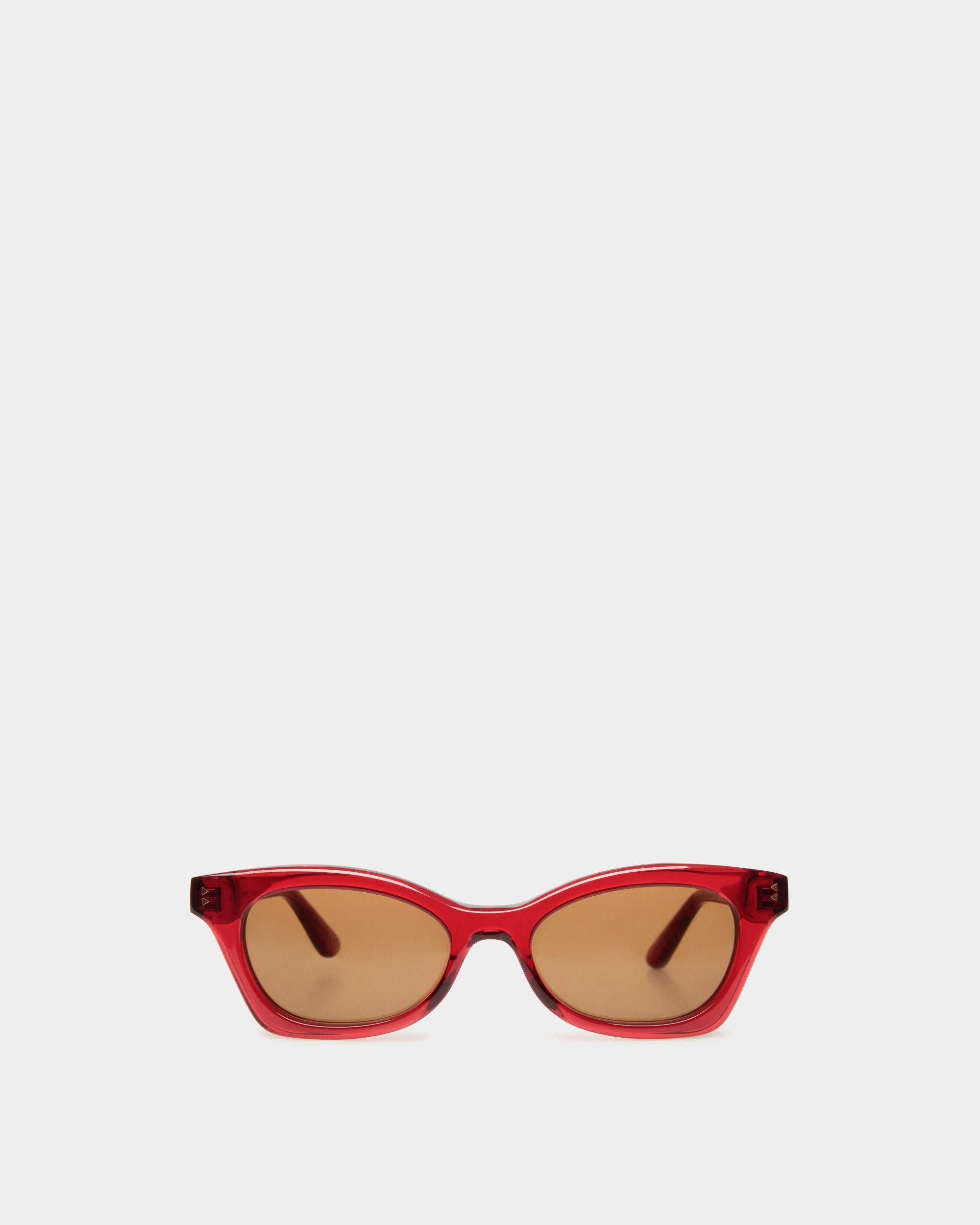 Sue Sonnenbrille Aus Rotem Acetat - Damen - Bally - 01