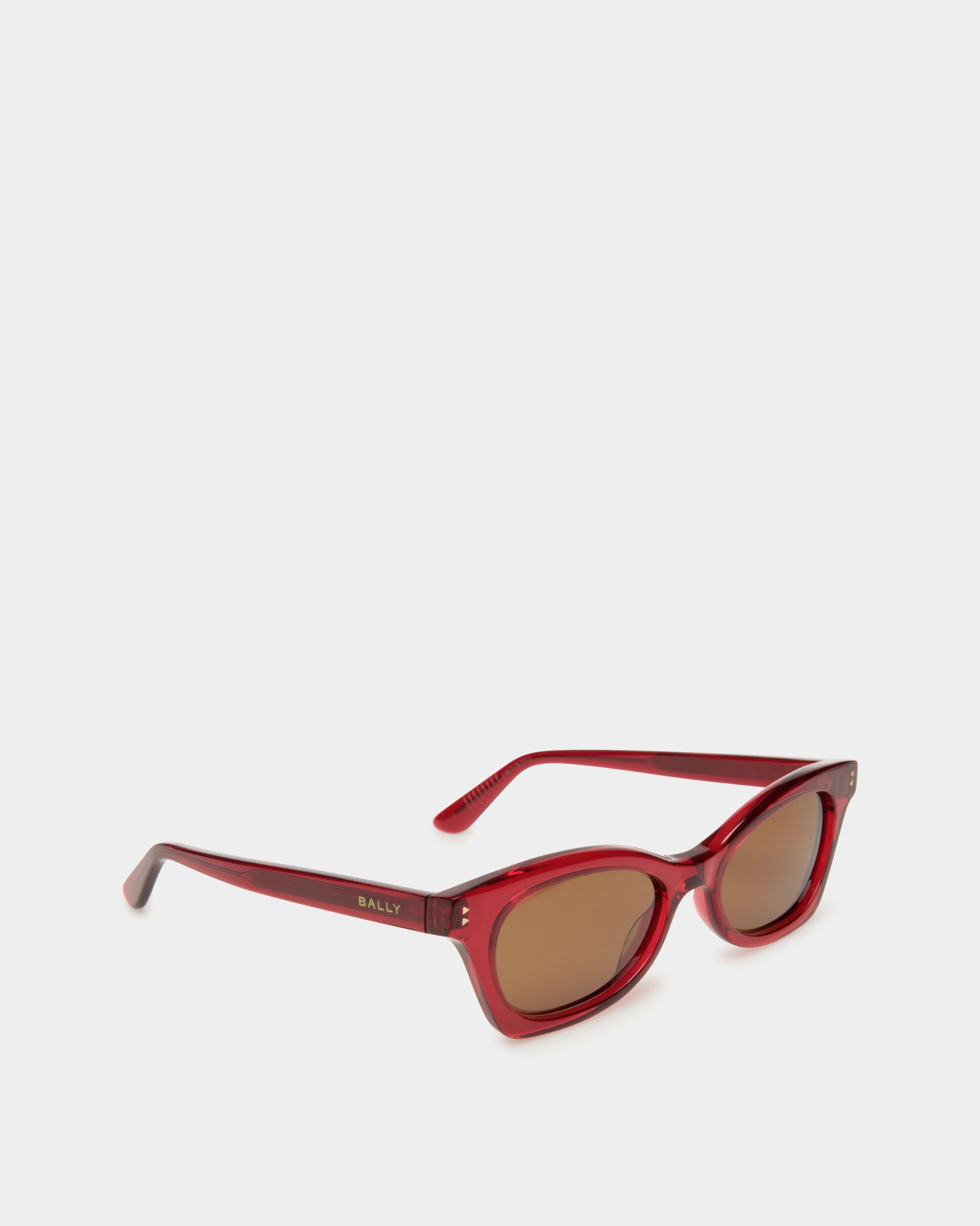 Sue Sonnenbrille Aus Rotem Acetat - Damen - Bally - 03
