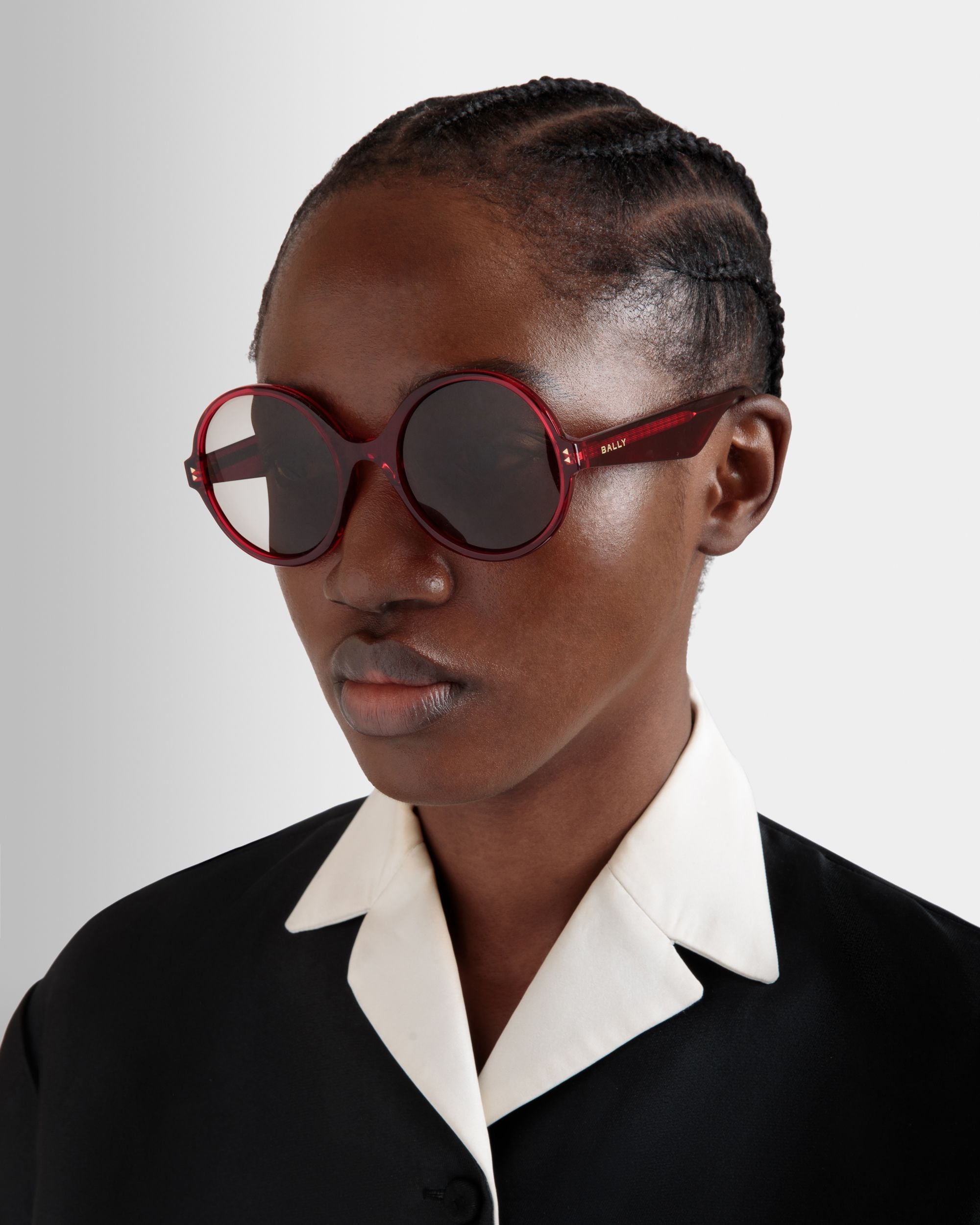 Ursula Sonnenbrille Aus Rotem Acetat - Damen - Bally - 02