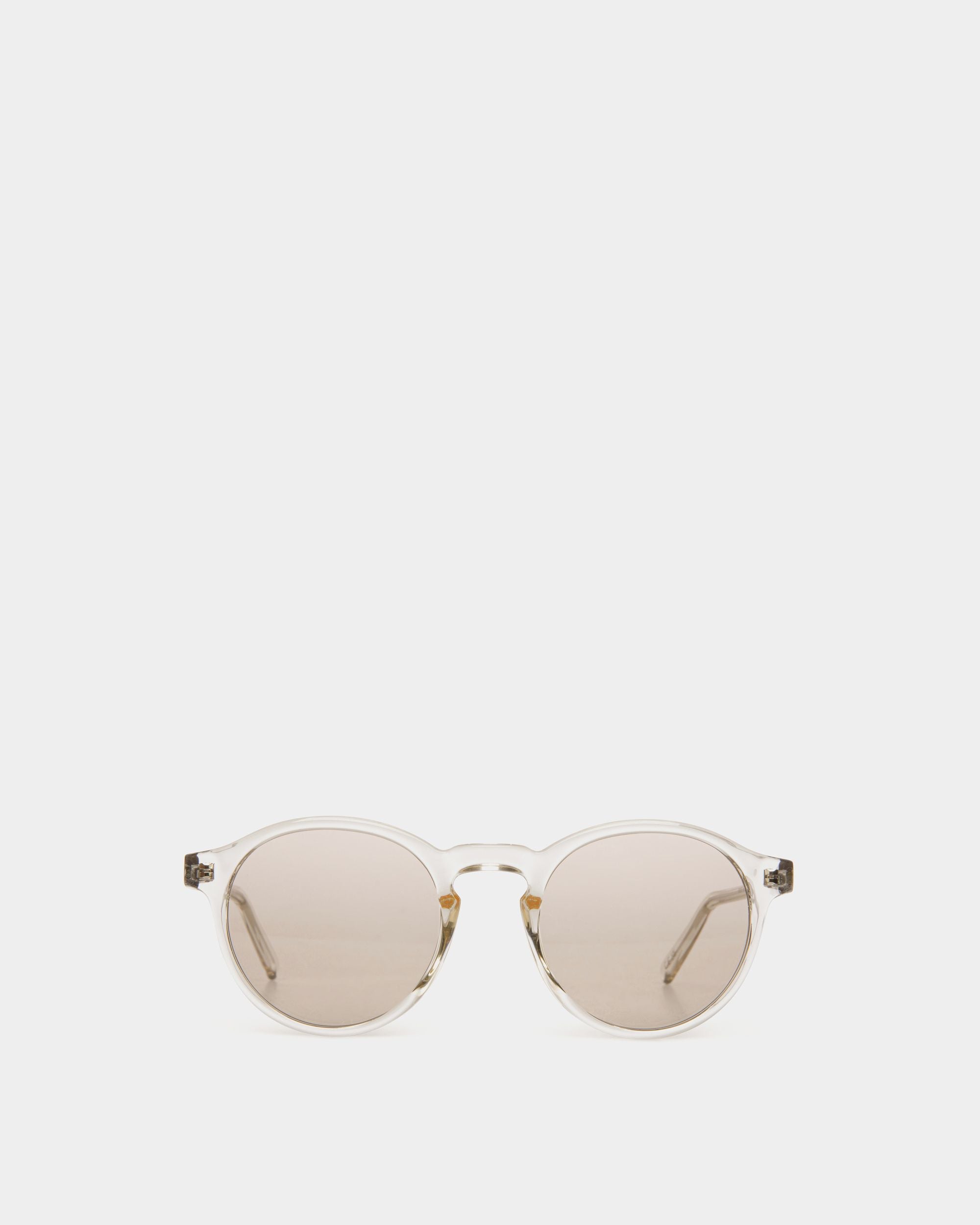 Runde Sonnenbrille In Champagne - Other - Bally - 01