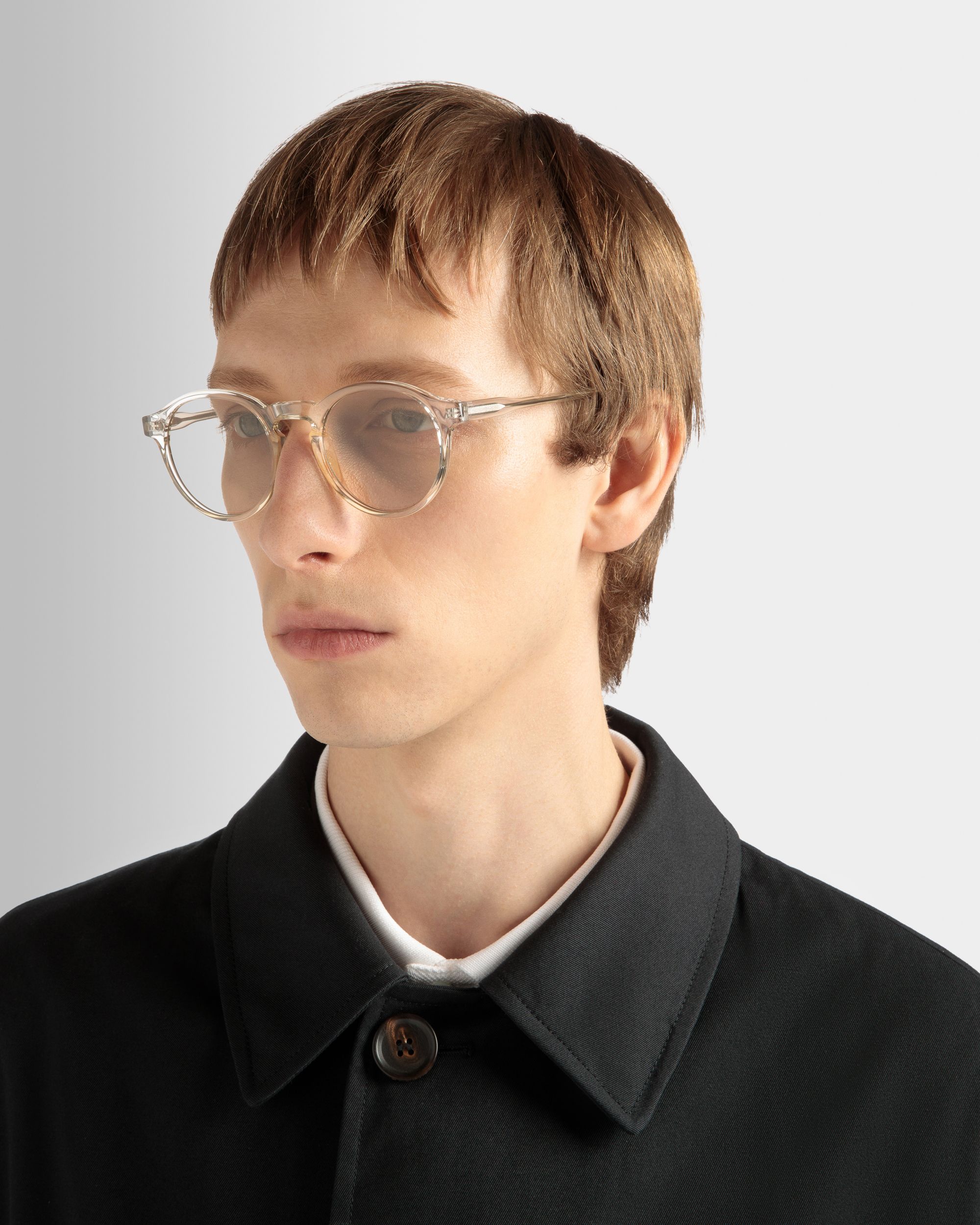 Runde Sonnenbrille In Champagne - Other - Bally - 02