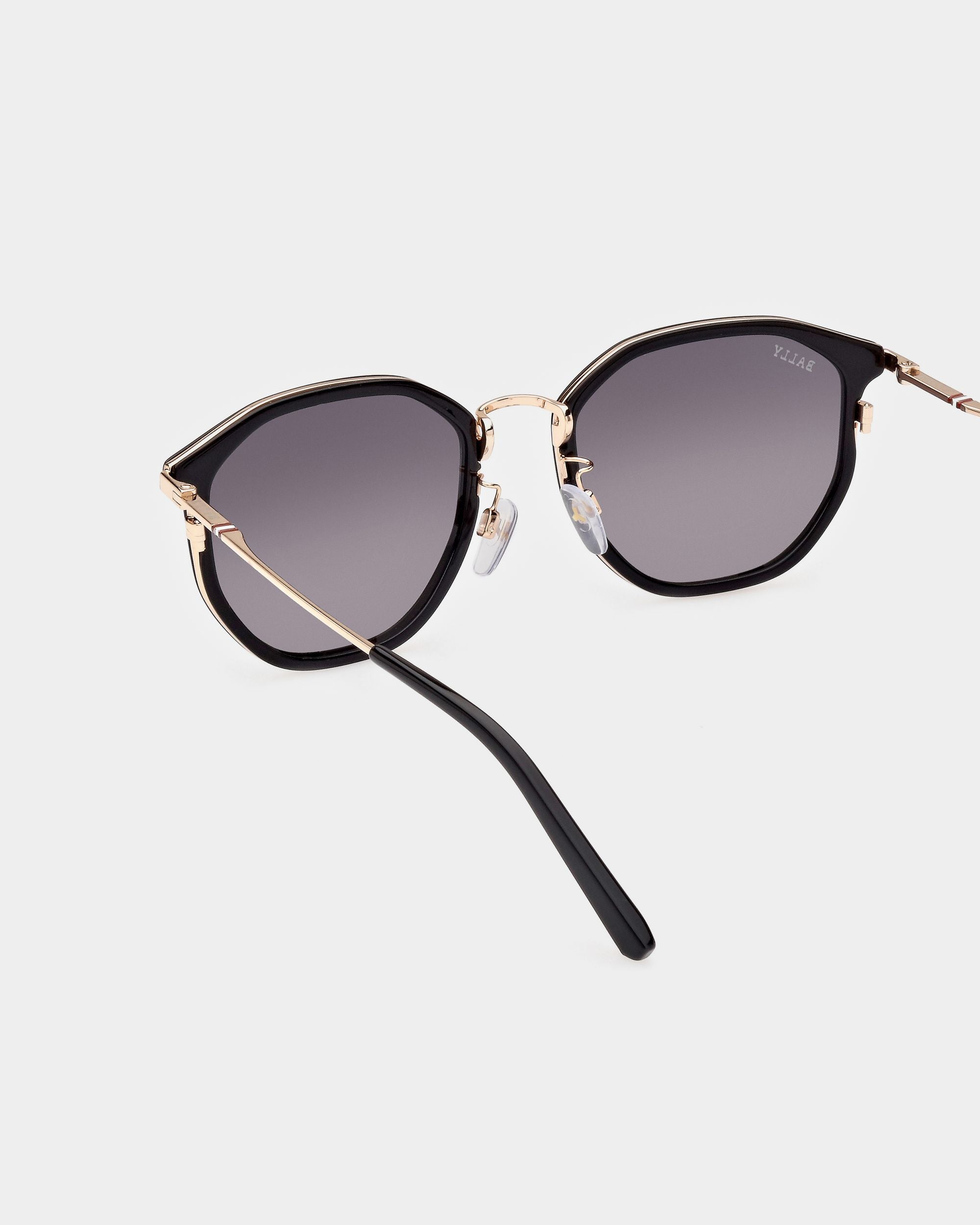 Languard Sonnenbrille Aus Metall Und Acetat In Schwarz Mit Grauen Verlaufsgläsern - Herren - Bally - 02