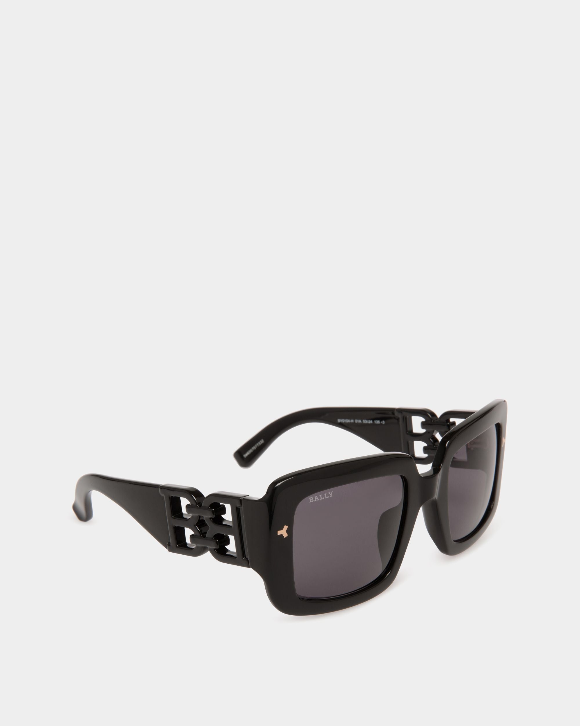 Filiana Sonnenbrille In Schwarz Mit Rauchgrauen Gläsern - Damen - Bally - 02