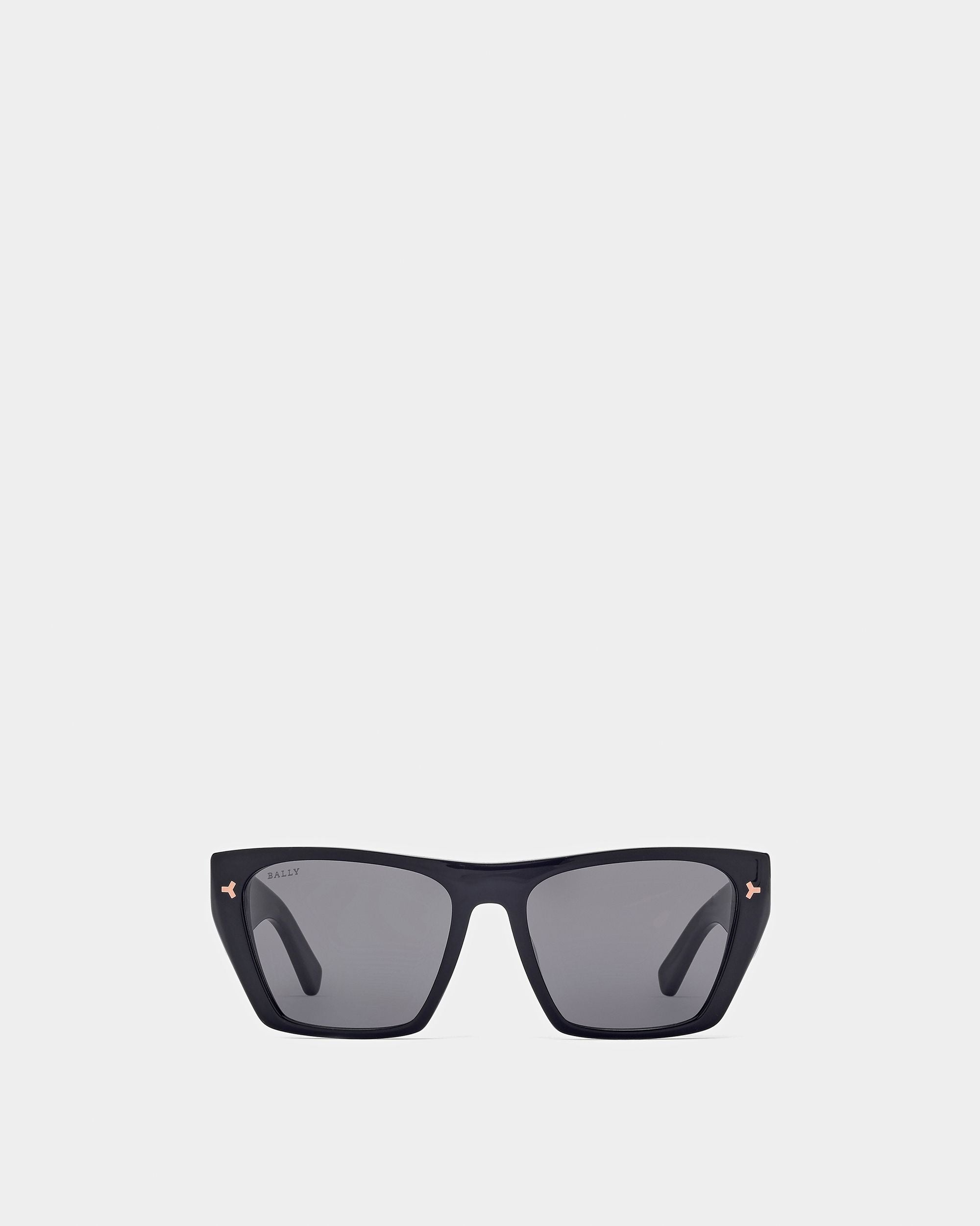 Ashley Geometrische Vollrand-Sonnenbrille In Schwarz - Damen - Bally - 01