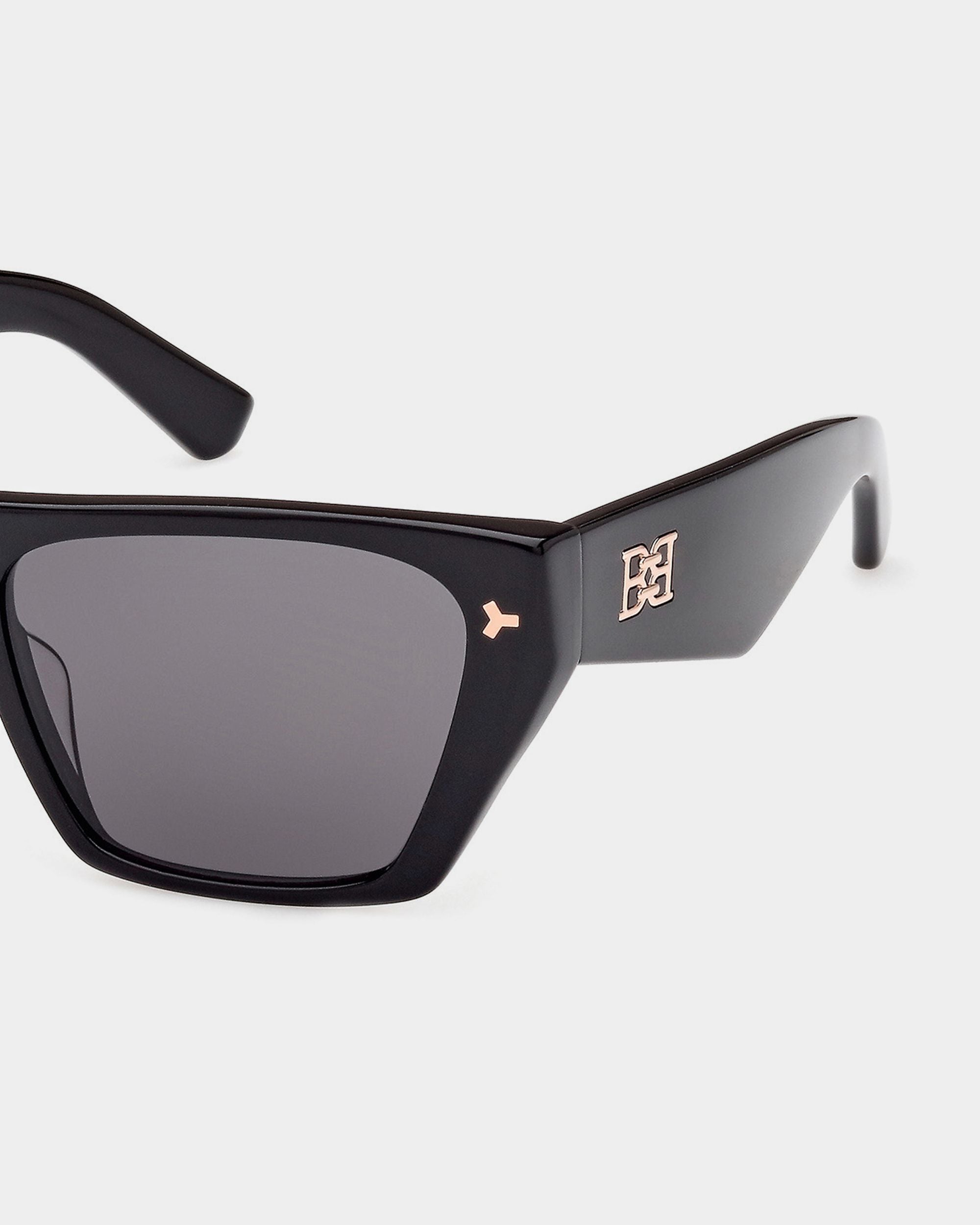 Ashley Geometrische Vollrand-Sonnenbrille In Schwarz - Damen - Bally - 03
