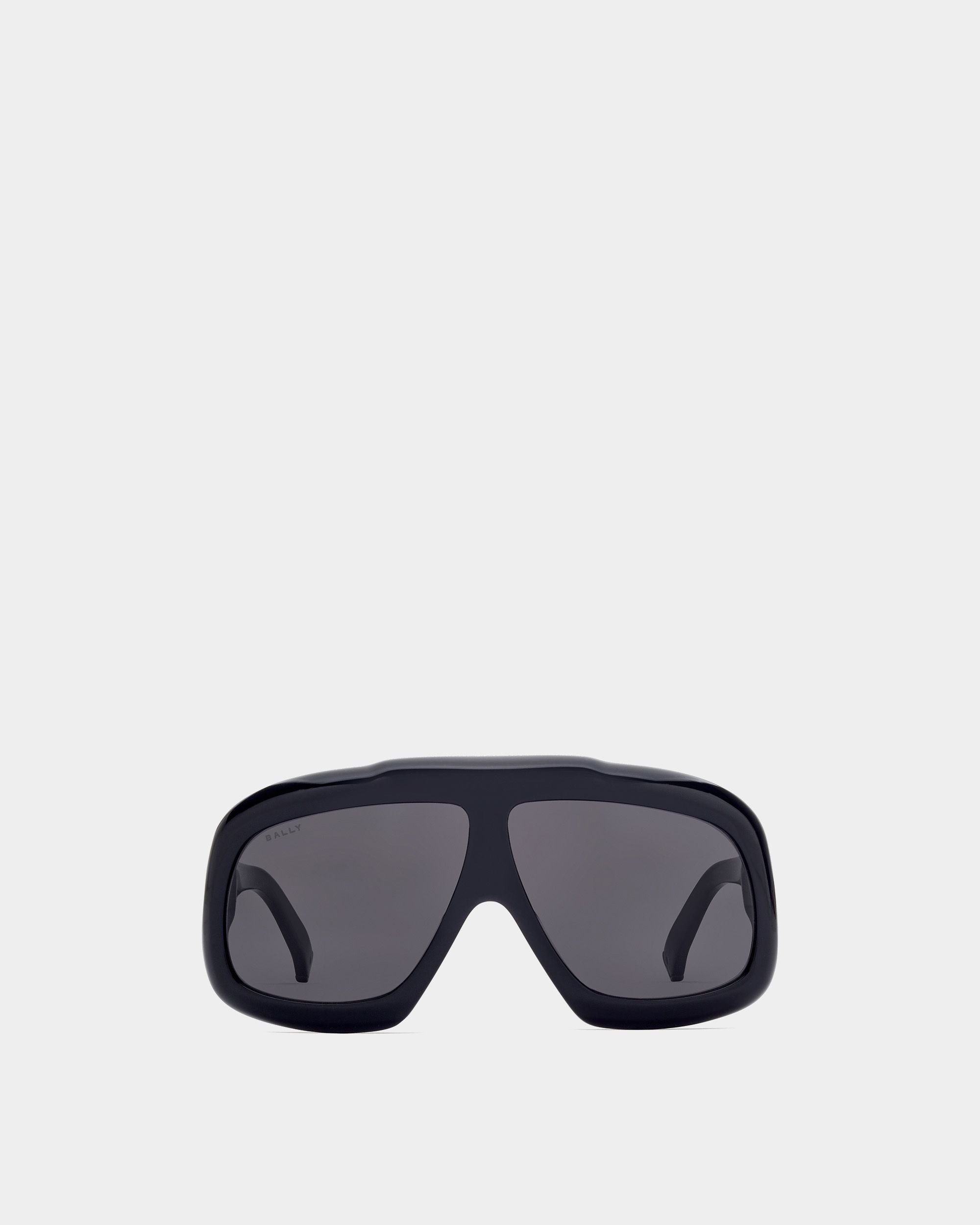 Eyger Acetat-Sonnenbrille In Schwarz Und Rauchgrau - Other - Bally - 01