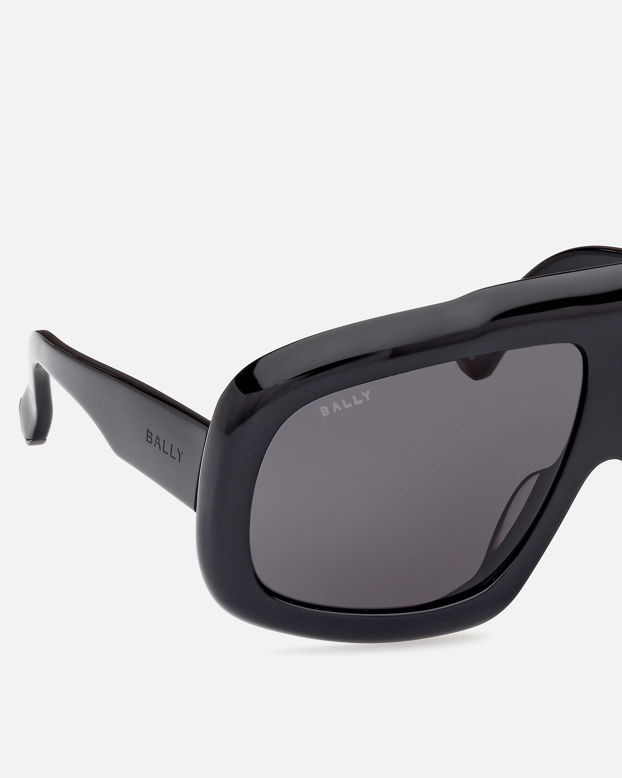 Eyger Acetat-Sonnenbrille In Schwarz Und Rauchgrau - Other - Bally - 04