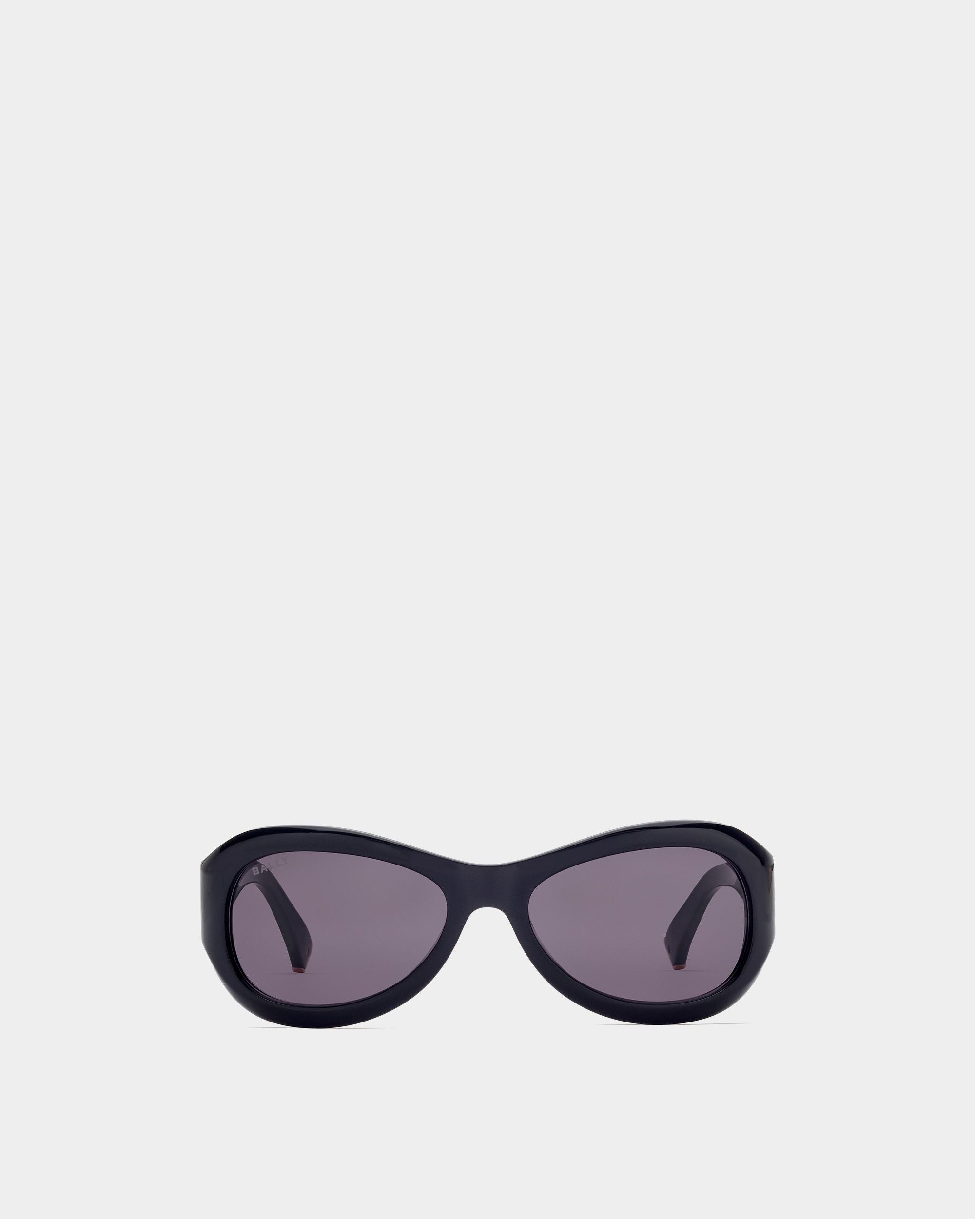 Maurice Acetat-Sonnenbrille In Schwarz Und Rauchgrau - Other - Bally - 01