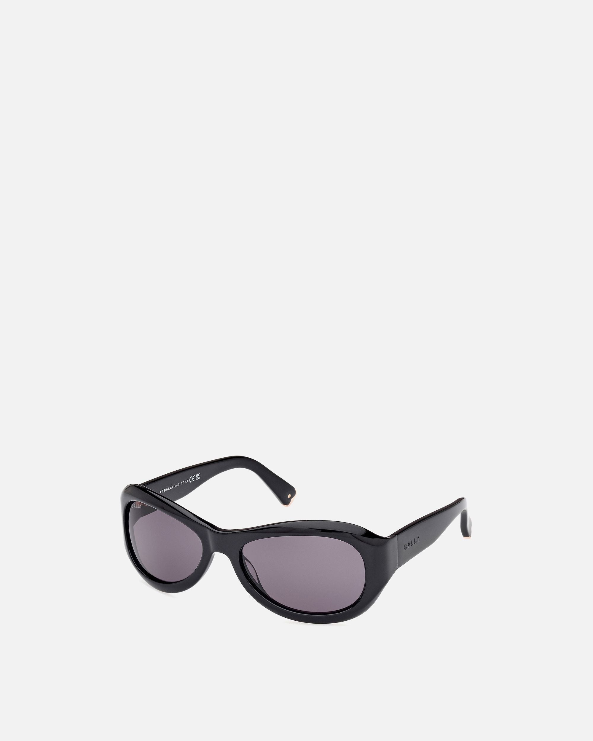 Maurice Acetat-Sonnenbrille In Schwarz Und Rauchgrau - Other - Bally - 03