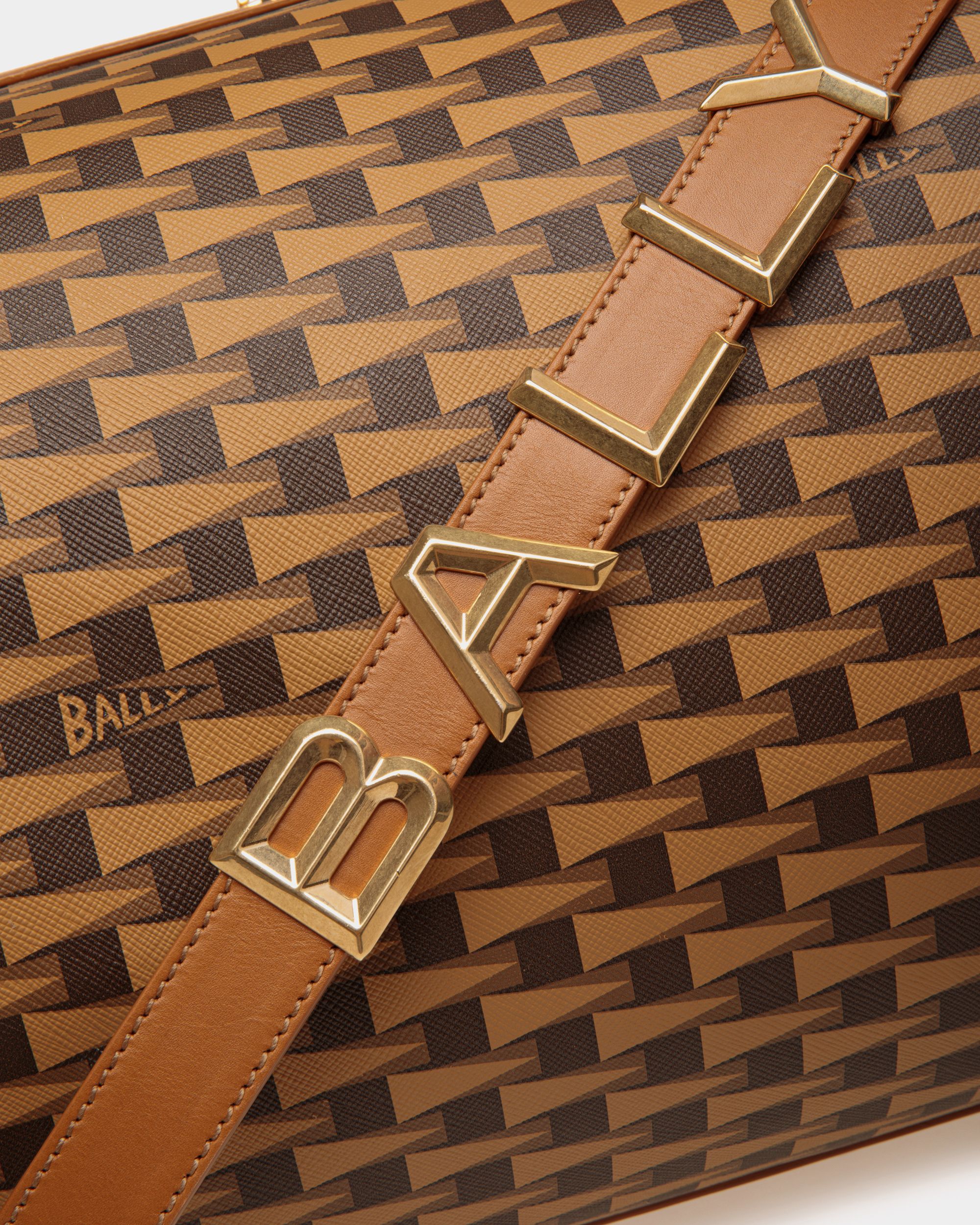 Große Sporttasche Aus Braunem TPU - Herren - Bally - 05