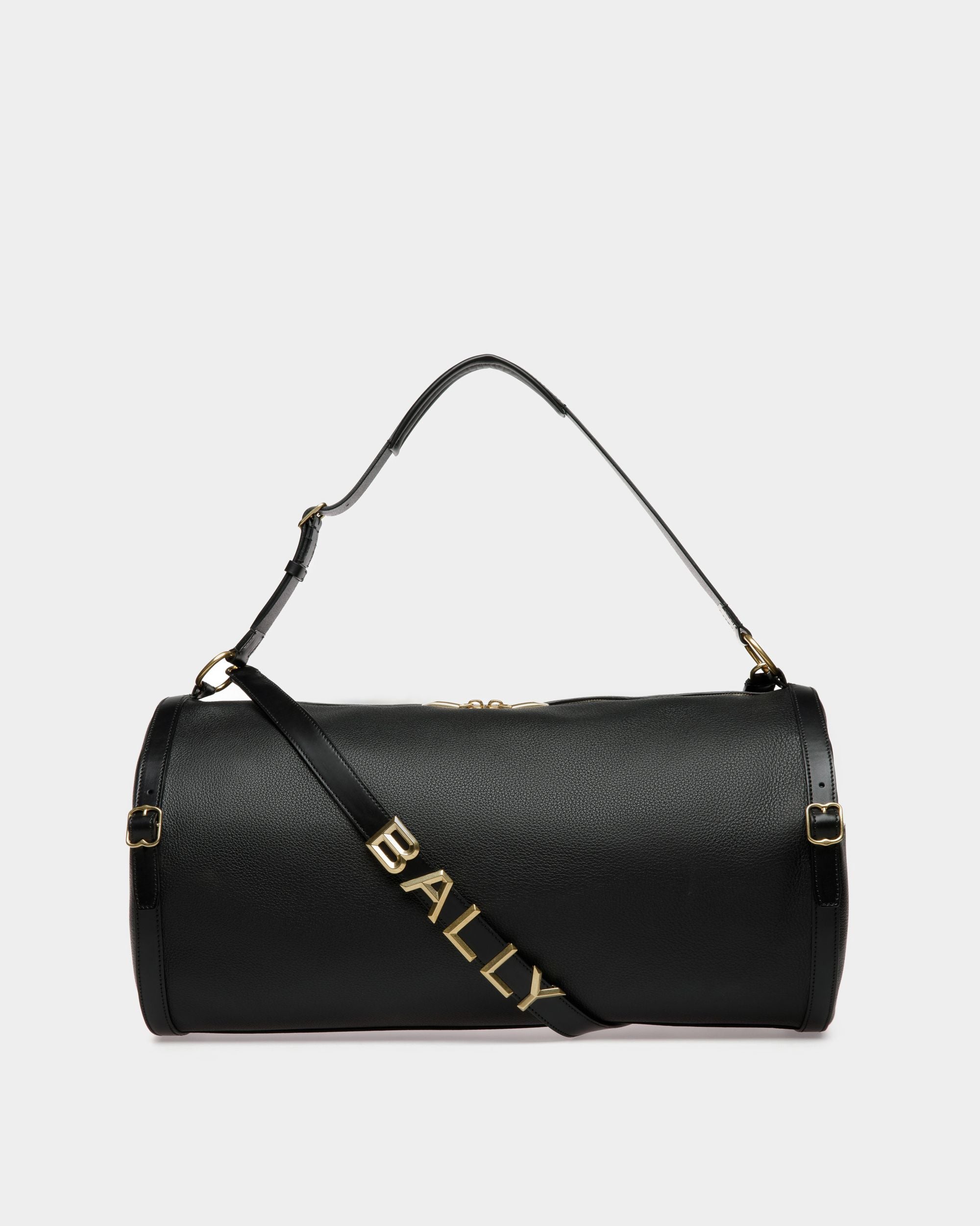 Große Sporttasche Aus Leder In Schwarz - Herren - Bally - 01