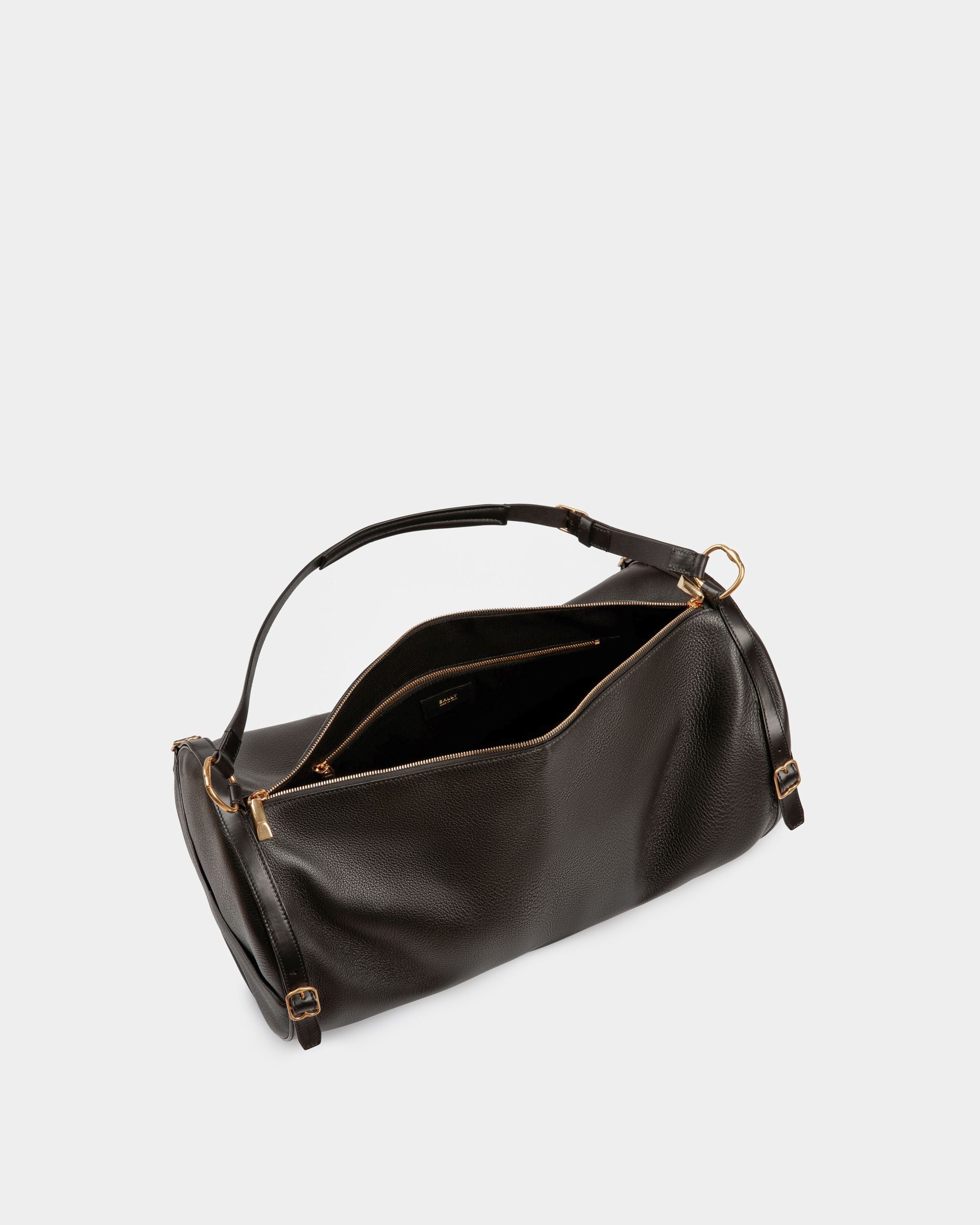 Große Sporttasche Aus Leder In Schwarz - Herren - Bally - 04