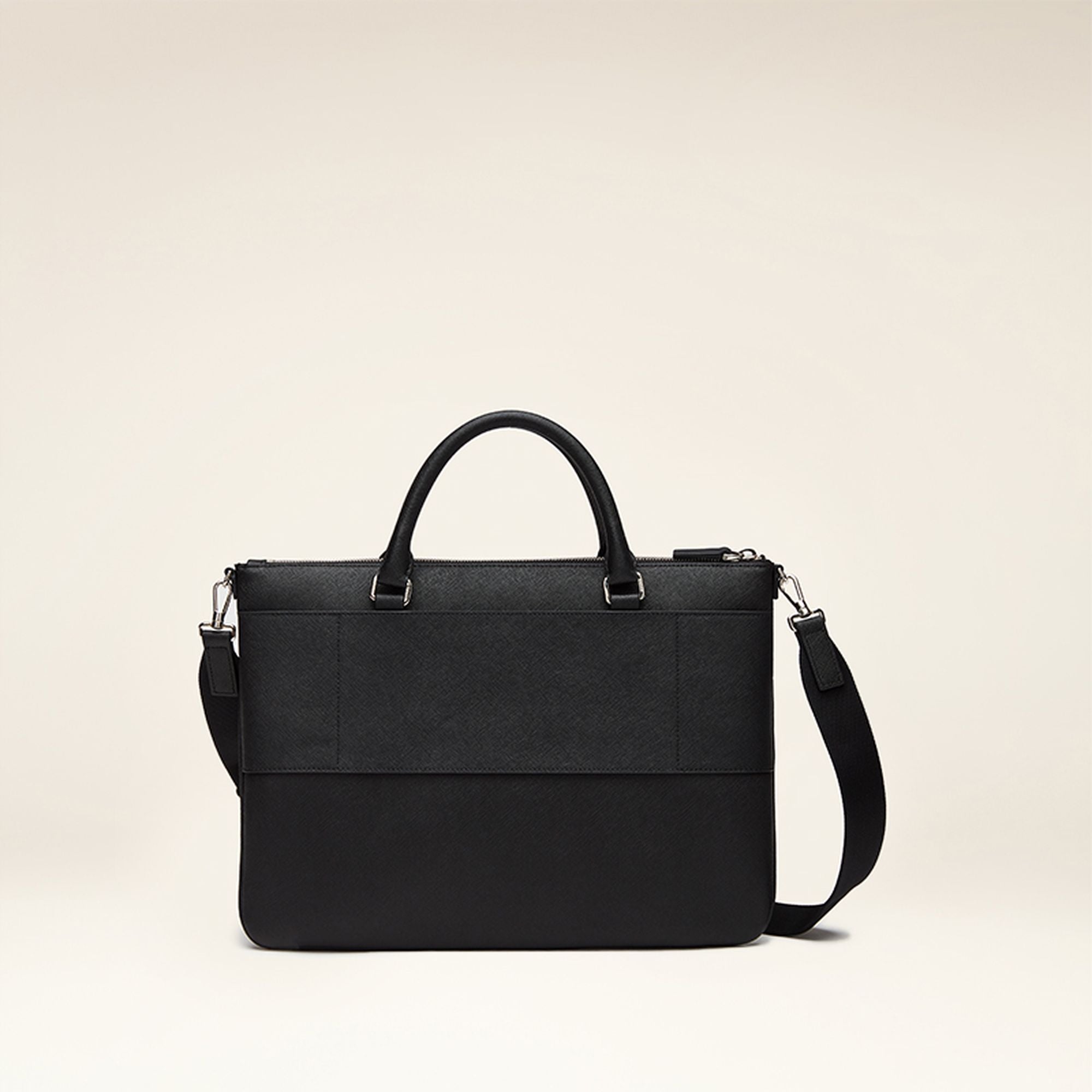 Men's Black Briefcase Computer Bag - Herren - Bally - 02