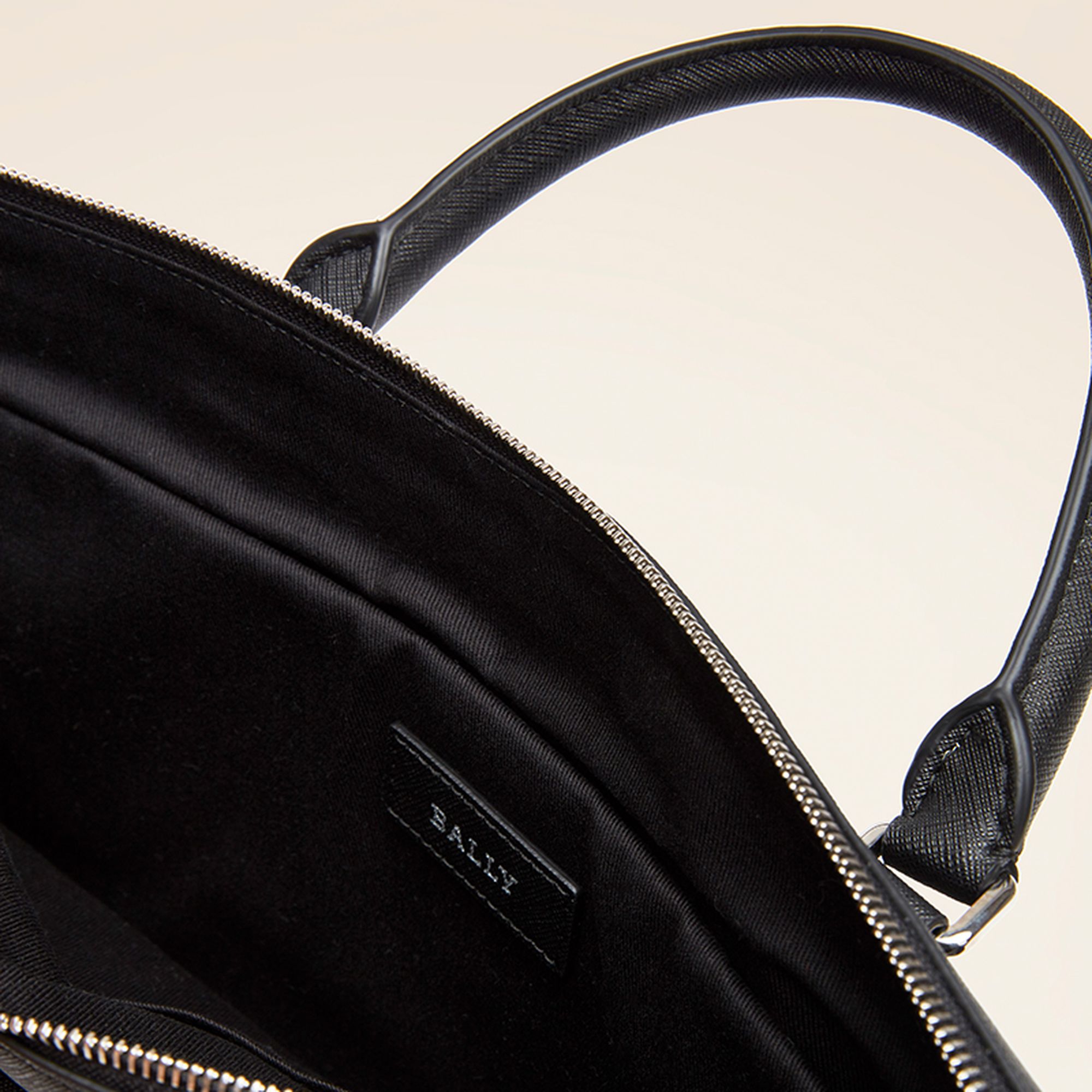 Men's Black Briefcase Computer Bag - Herren - Bally - 03