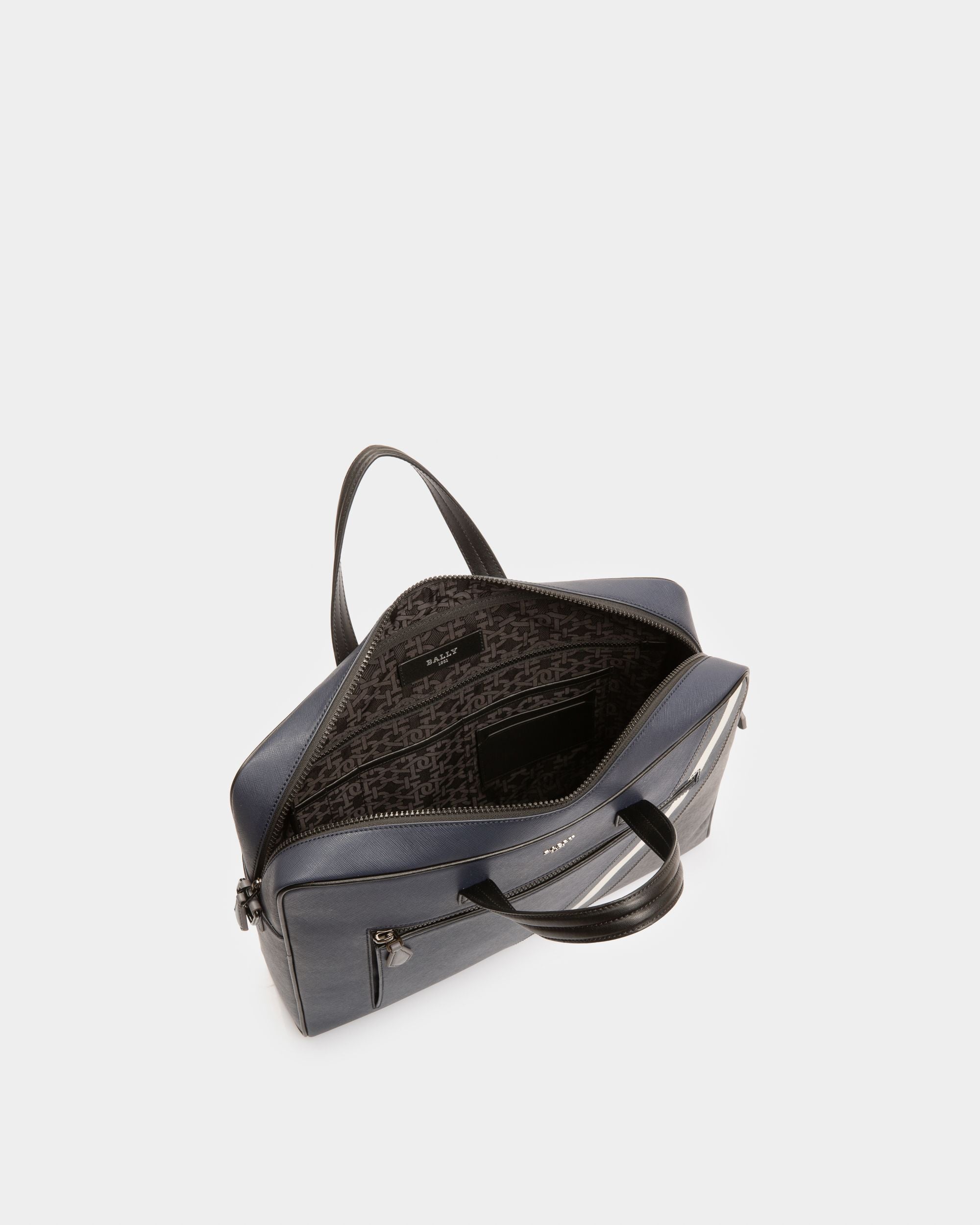 Mikes Beniness-Tasche Aus Marineblauem Leder Für Herren - Herren - Bally - 04