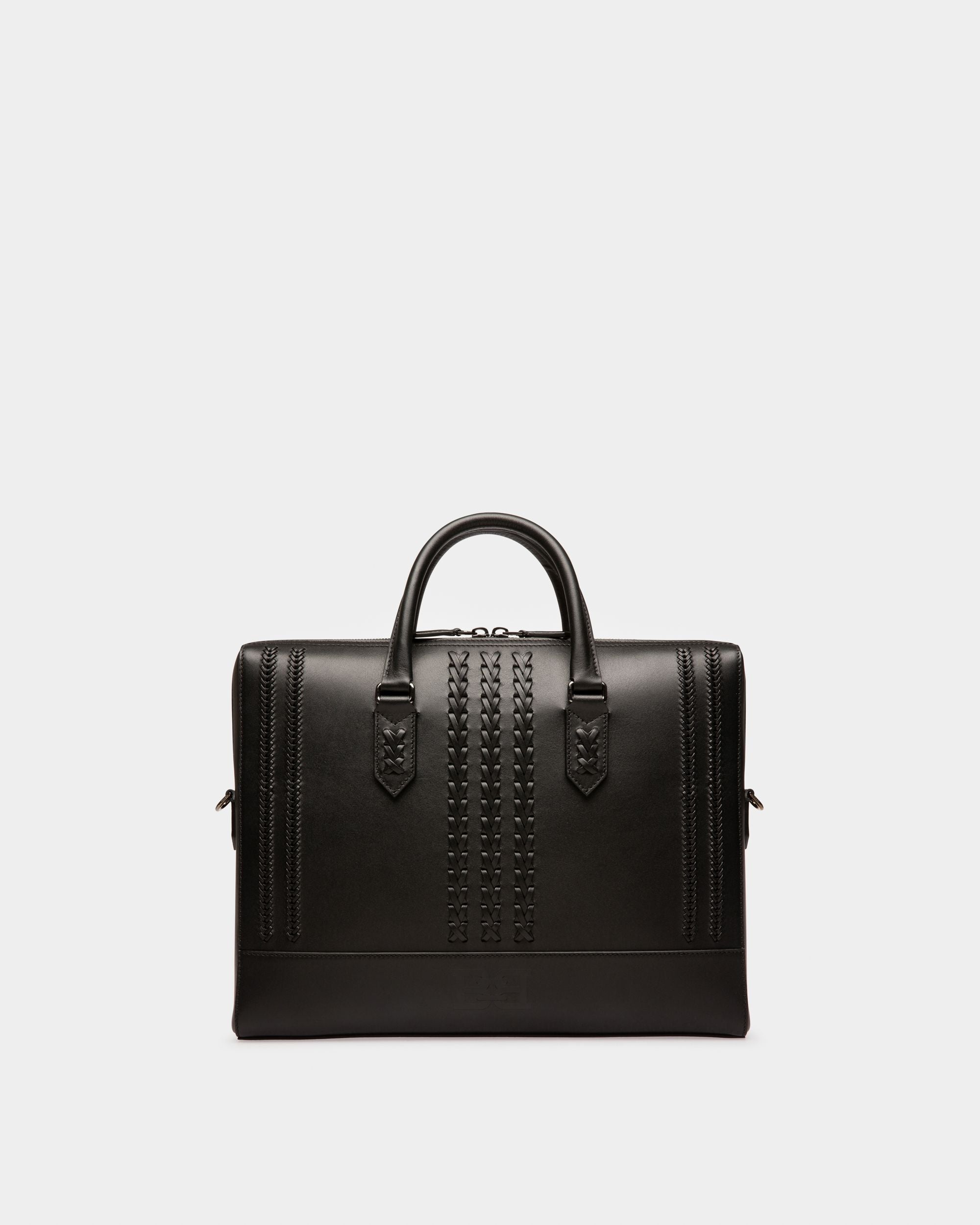 Celter Beniness-Tasche Aus Schwarzem Leder Für Herren - Herren - Bally - 01
