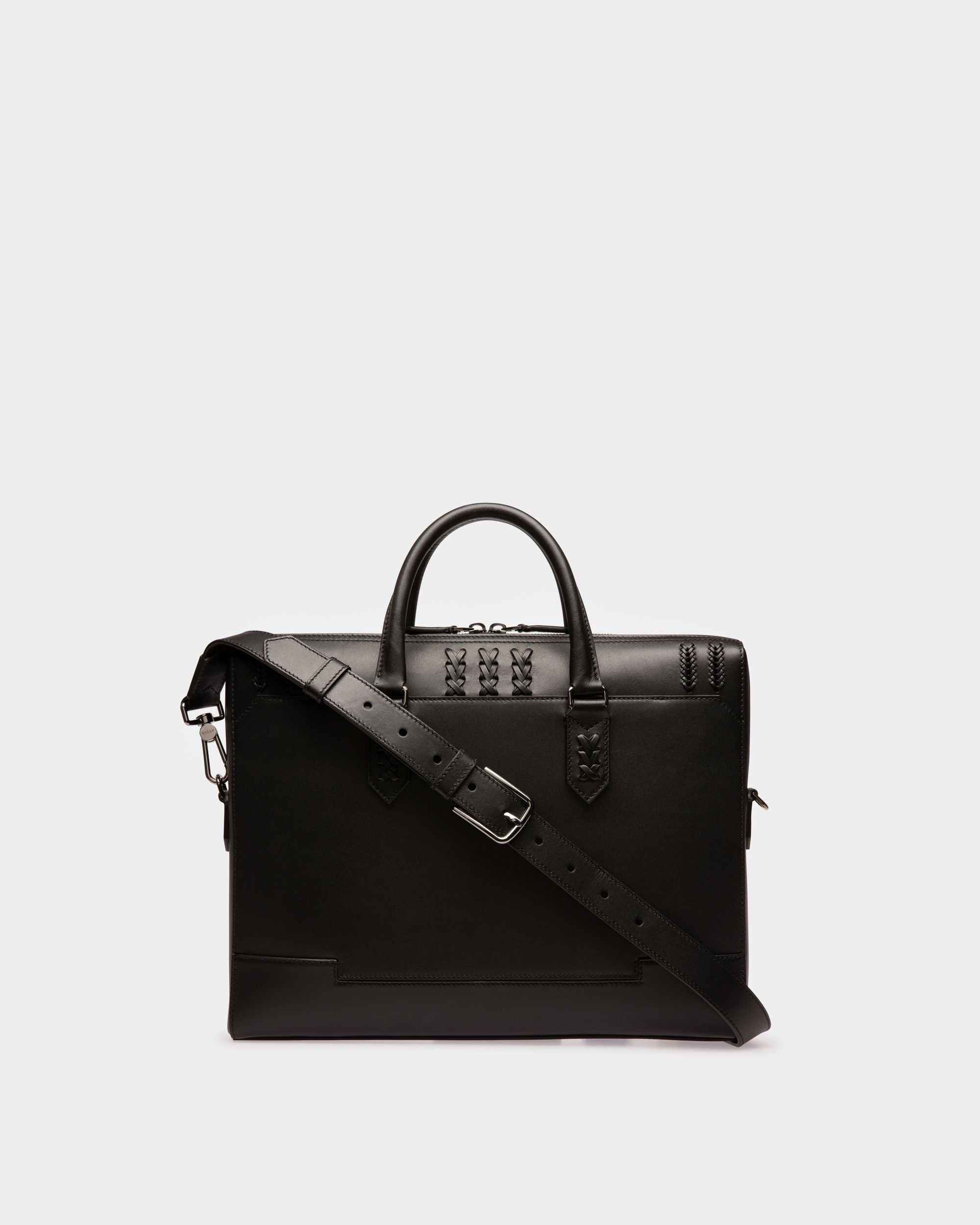 Celter Beniness-Tasche Aus Schwarzem Leder Für Herren - Herren - Bally - 03