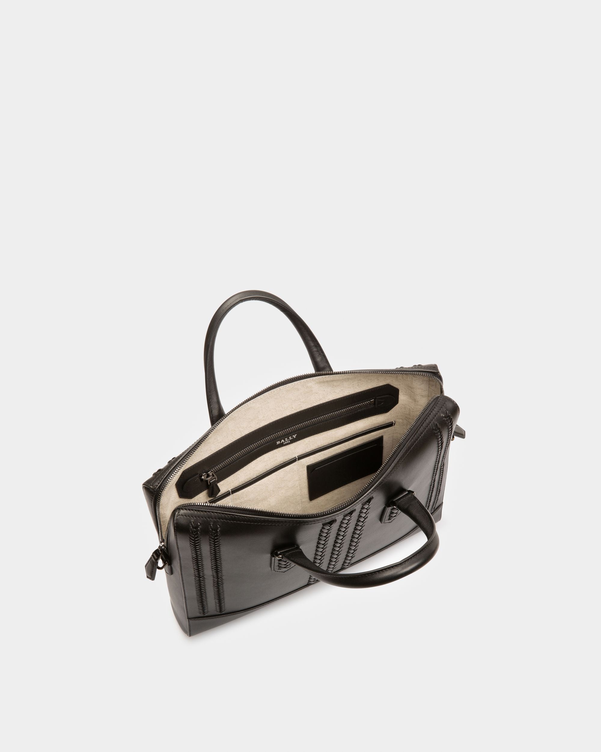 Celter Beniness-Tasche Aus Schwarzem Leder Für Herren - Herren - Bally - 04