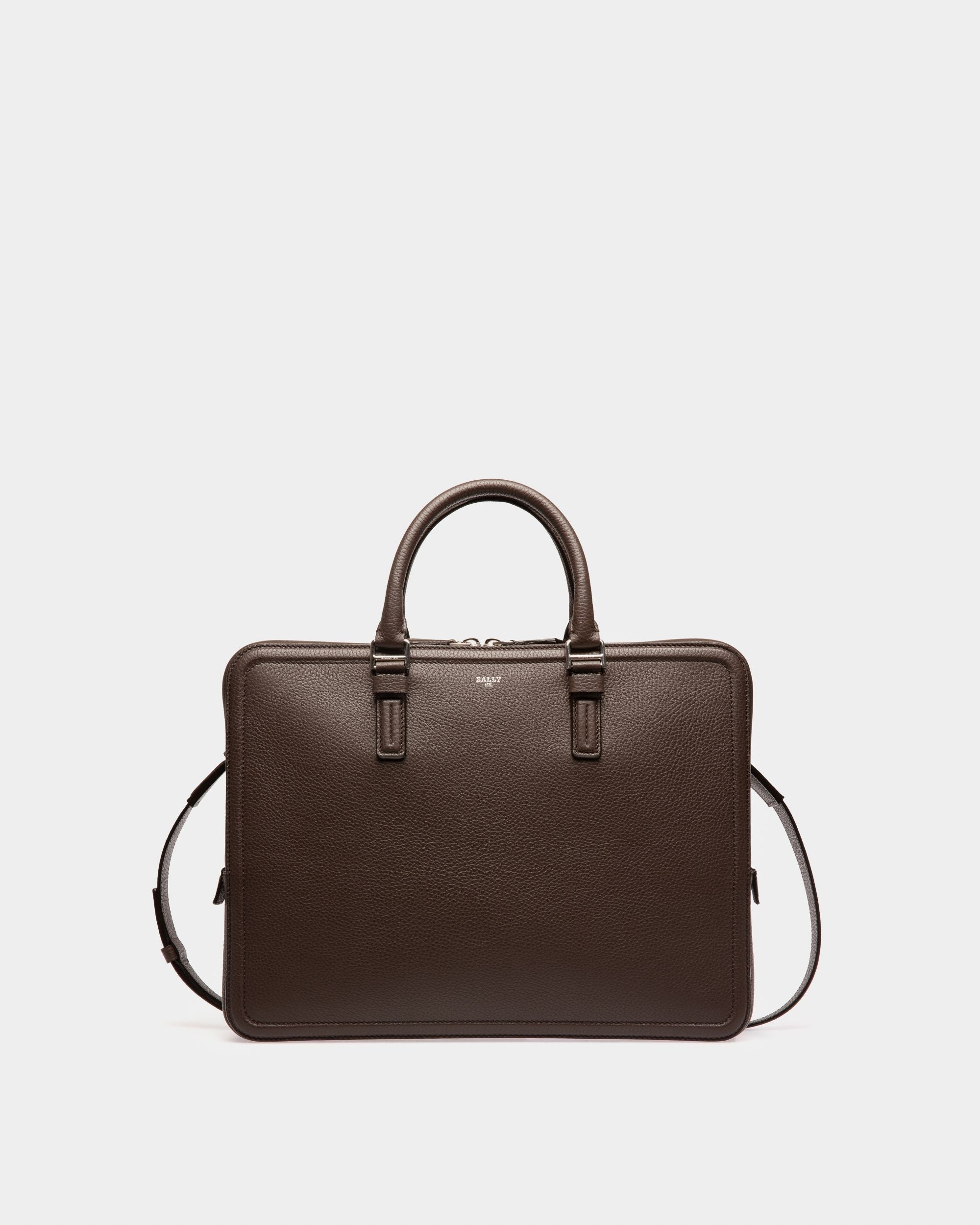Sergy Business-Tasche Aus Ebenholzbraunem Leder Für Herren - Herren - Bally - 01