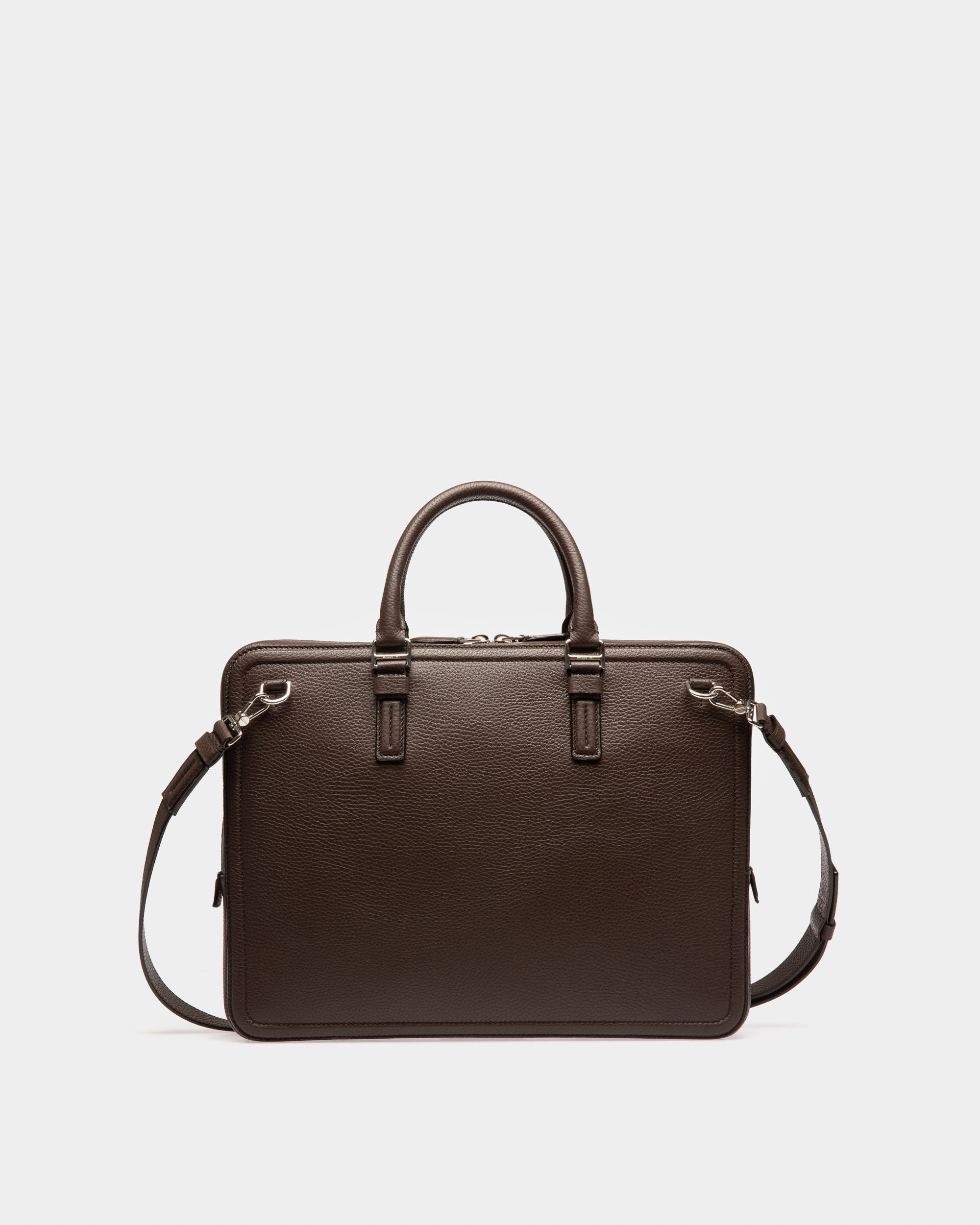 Sergy Business-Tasche Aus Ebenholzbraunem Leder Für Herren - Herren - Bally - 03