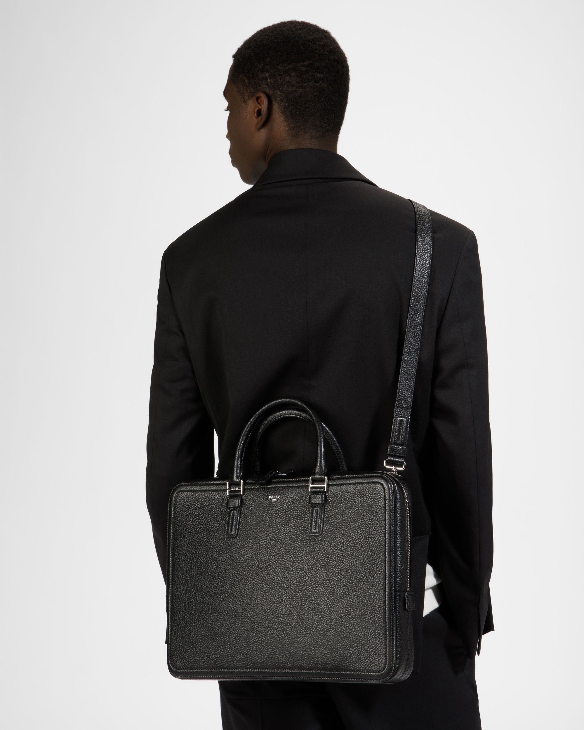 Sergy Business Bag Aus Leder In Schwarz - Herren - Bally - 03