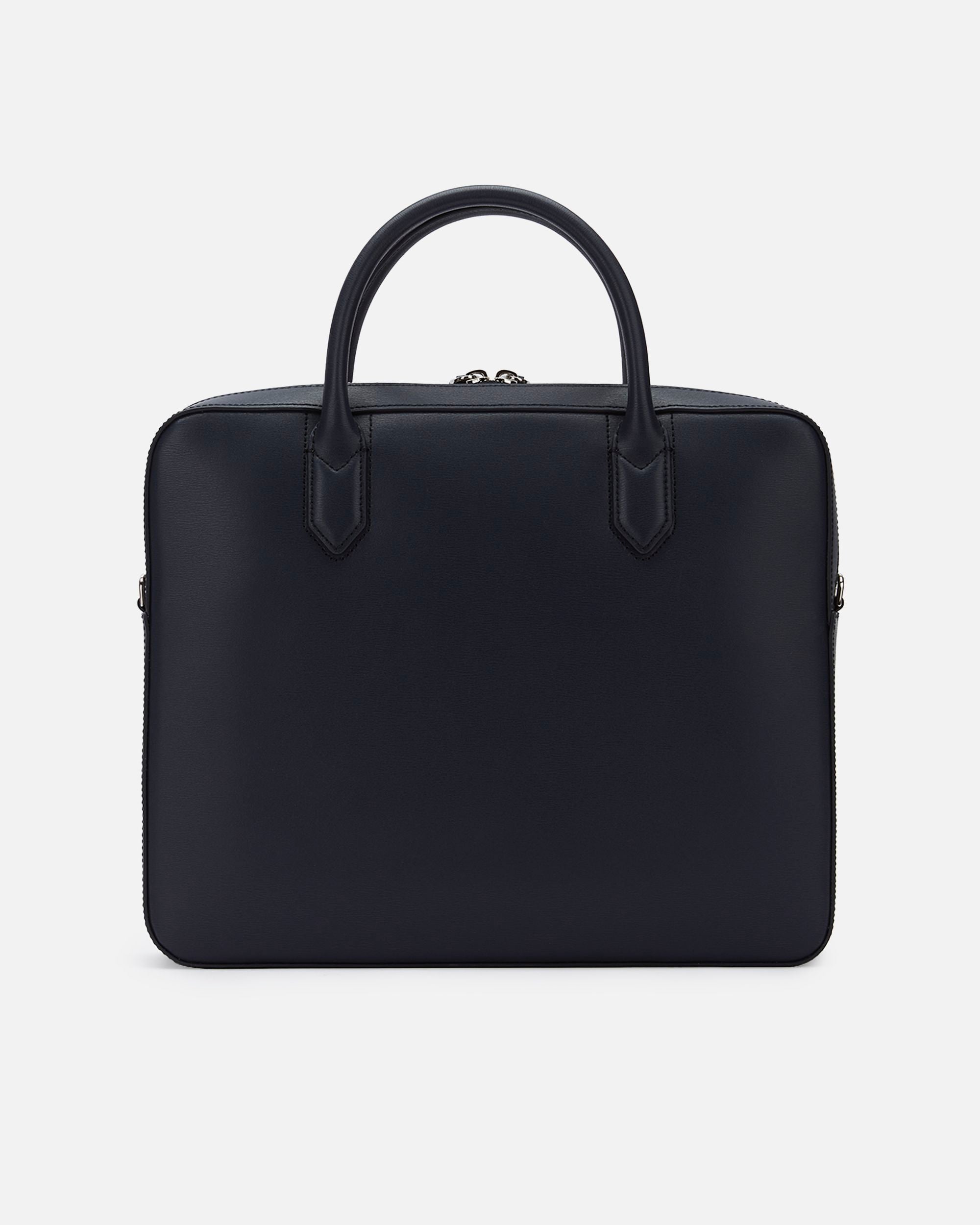 Men's Blue Leather Business Bag - Herren - Bally - 02
