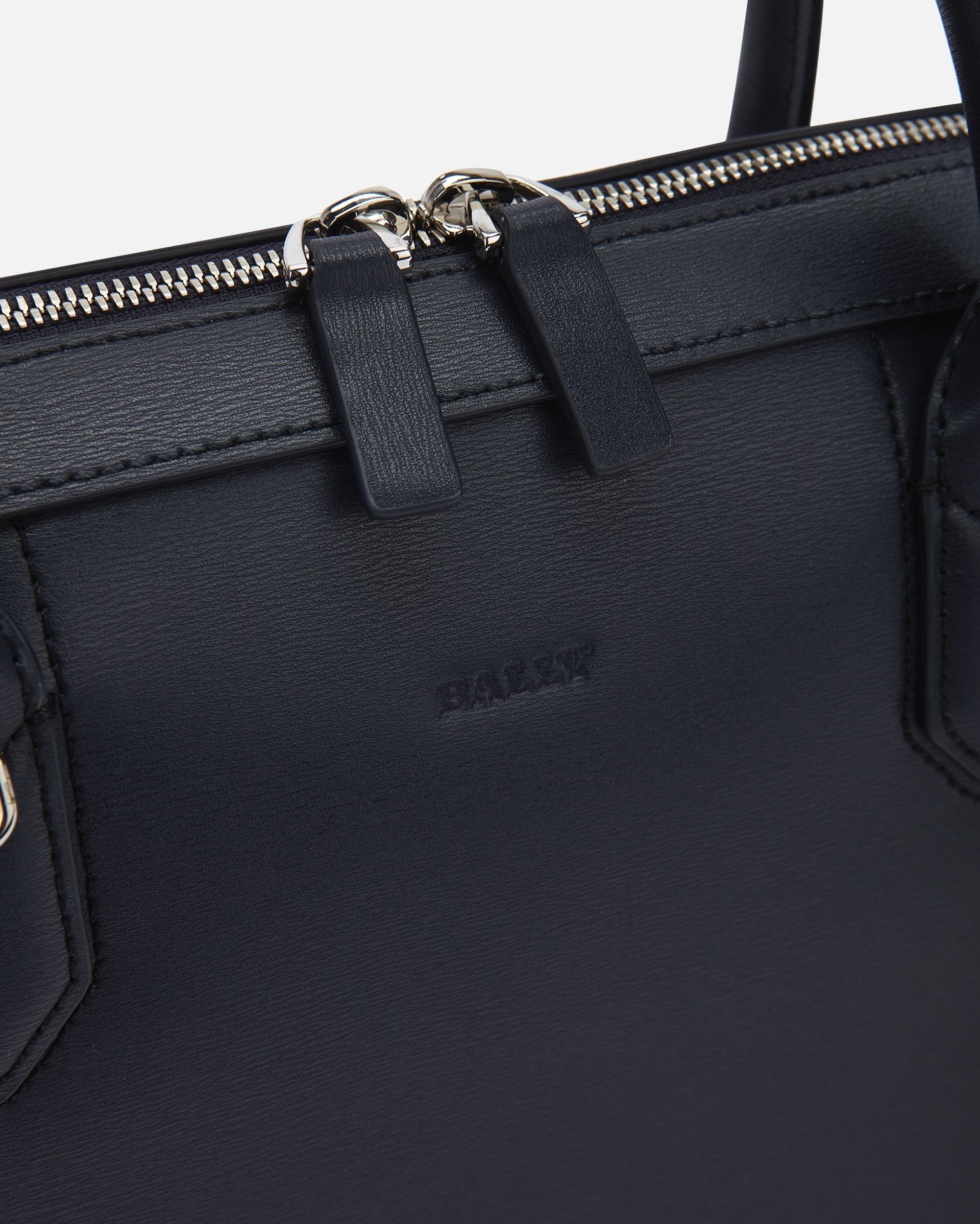 Men's Blue Leather Business Bag - Herren - Bally - 05