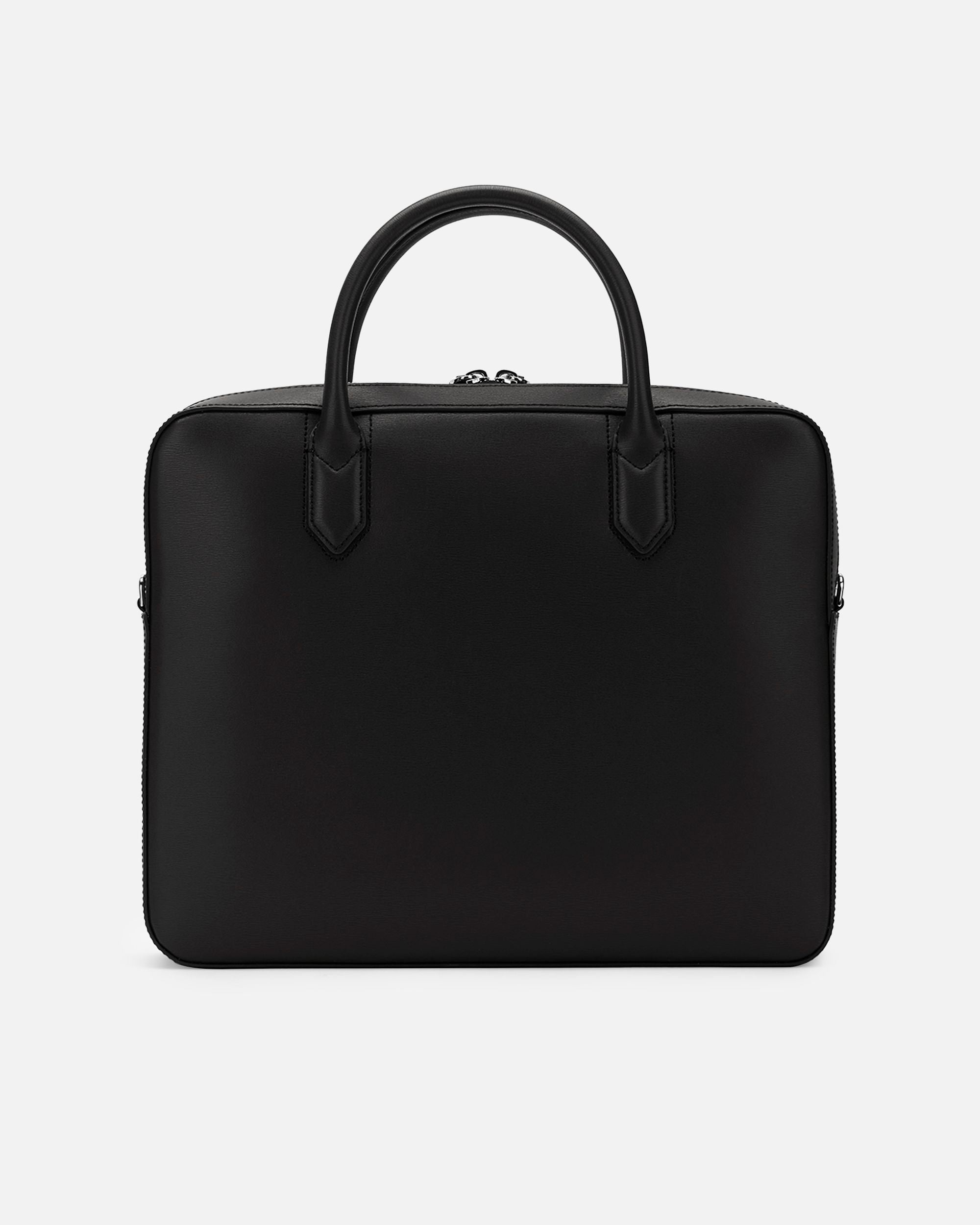 Men's Black Leather Briefcase - Herren - Bally - 02