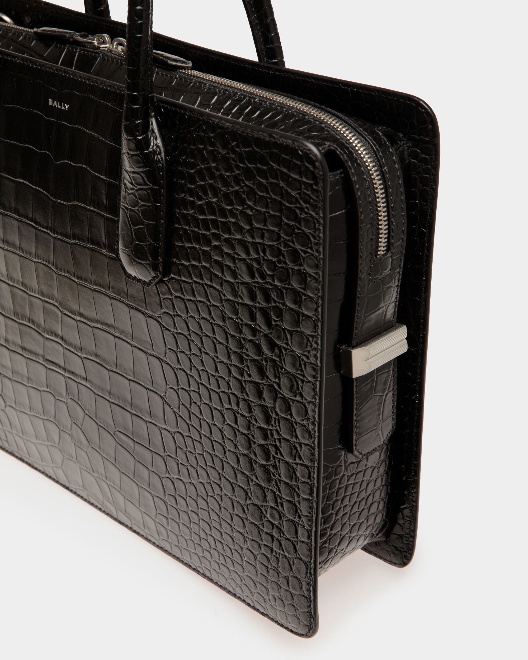 Banque Businesstasche Aus Leder In Schwarz - Herren - Bally - 05