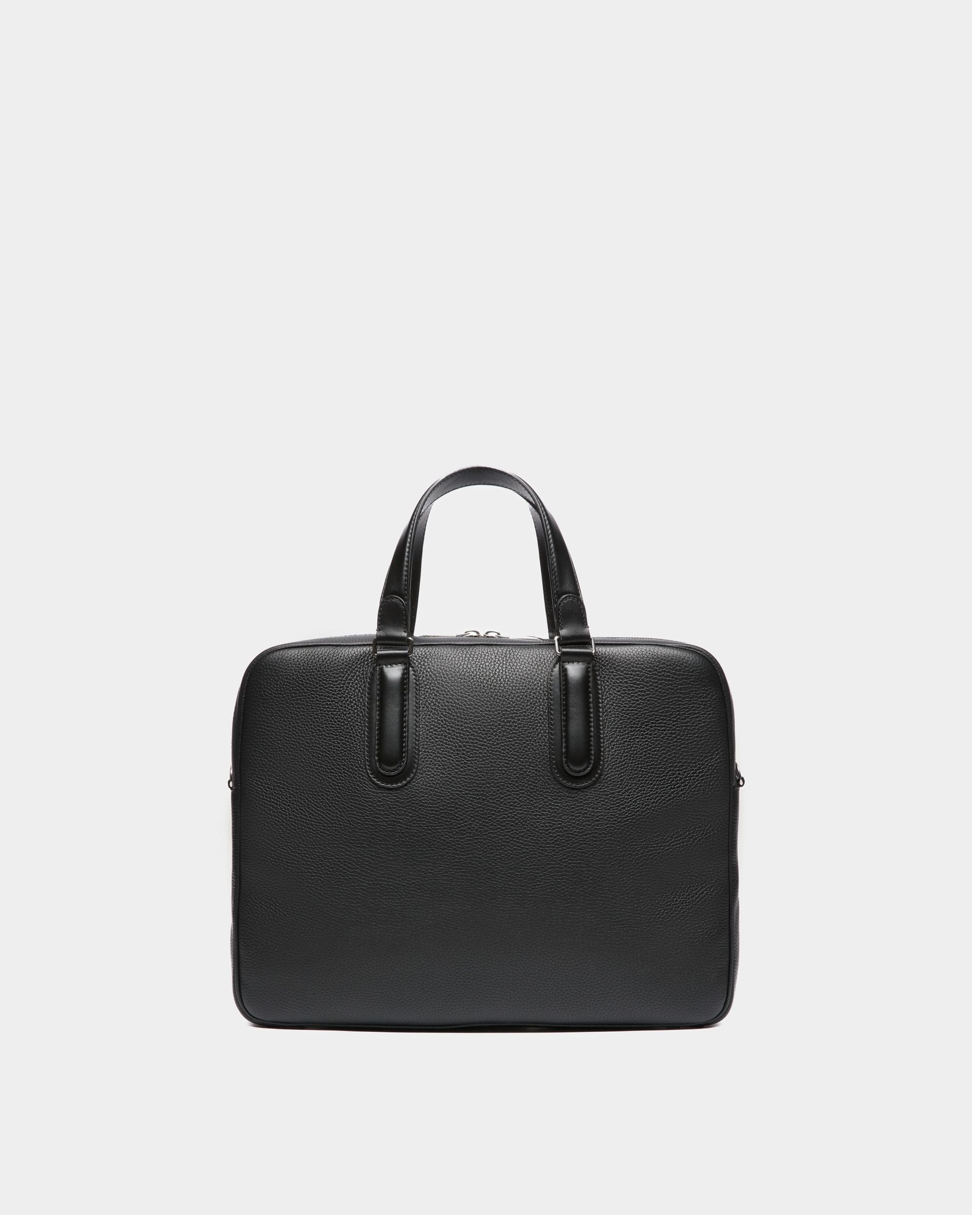 Spin Aktentasche Aus Genarbtem Leder In Schwarz - Herren - Bally - 03