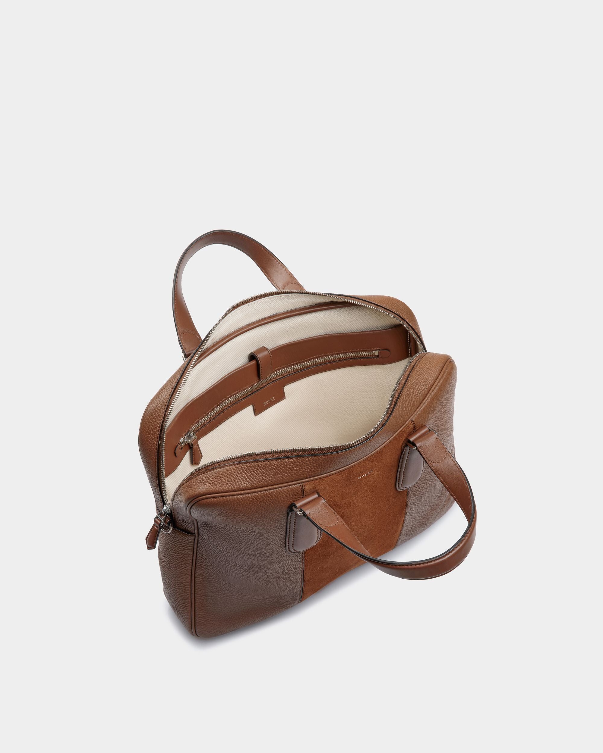 Spin Aktentasche Aus Braunem Leder - Herren - Bally - 04