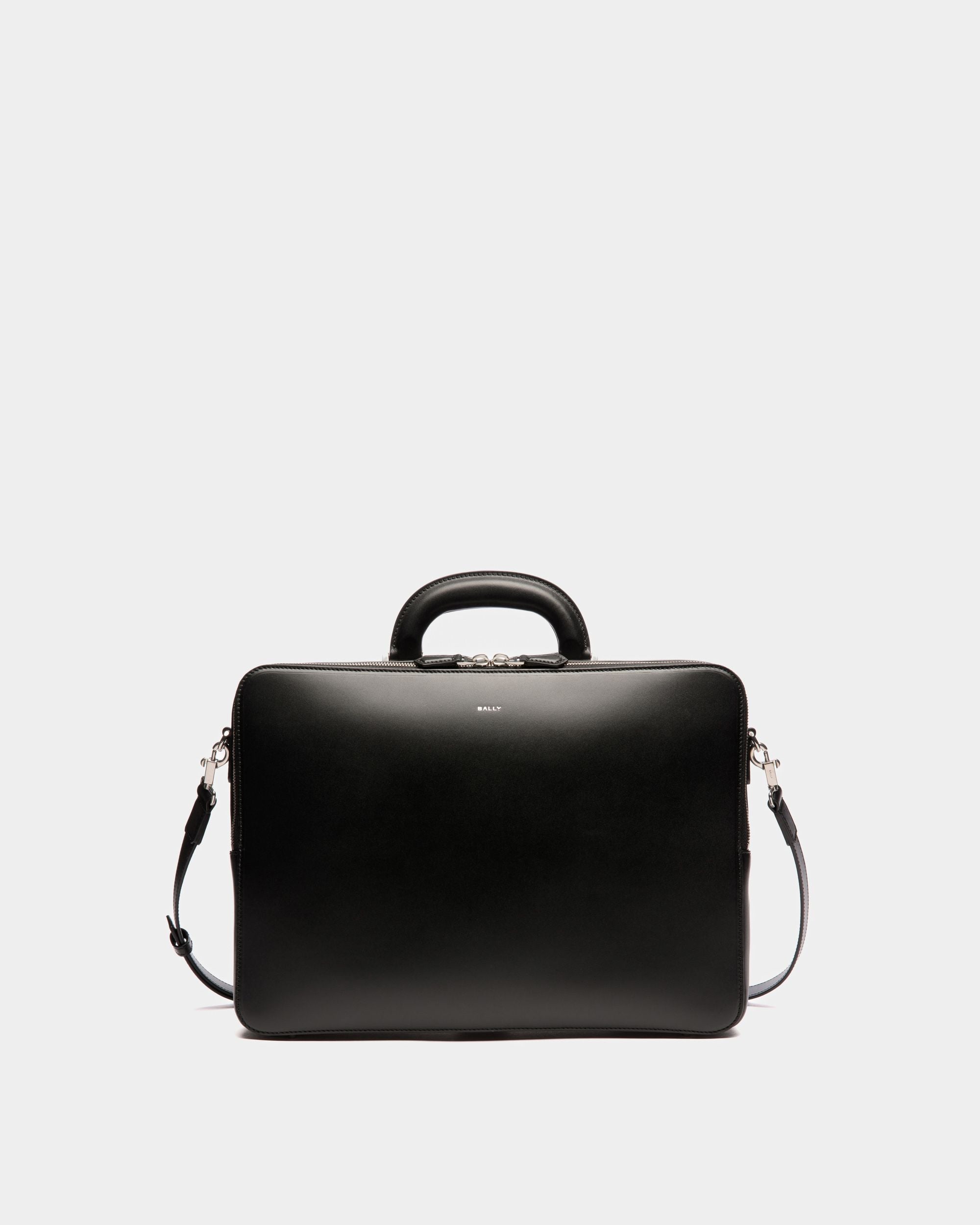 Busy Bally Aktentasche Aus Schwarzem Leder - Herren - Bally - 01