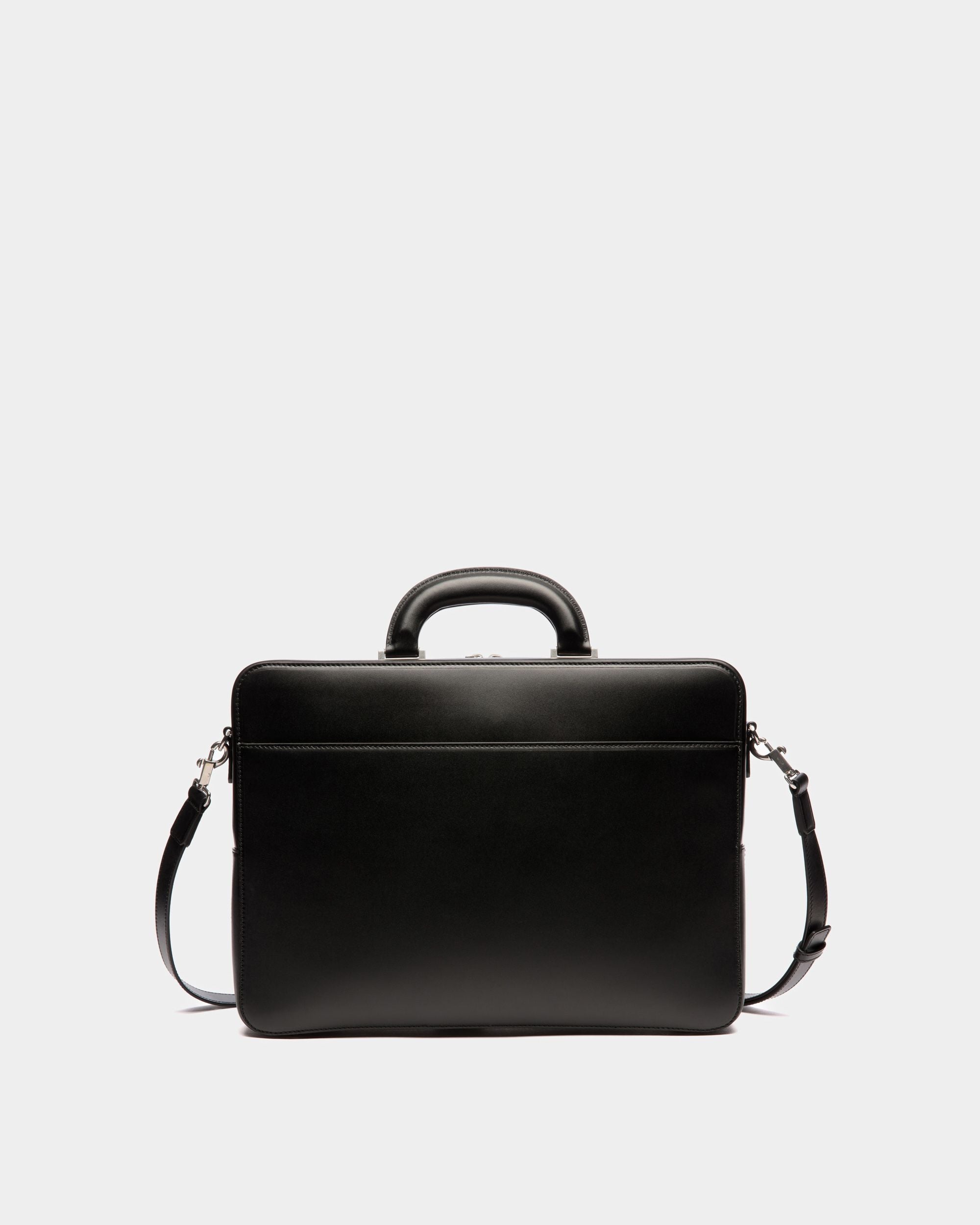 Busy Bally Aktentasche Aus Schwarzem Leder - Herren - Bally - 02